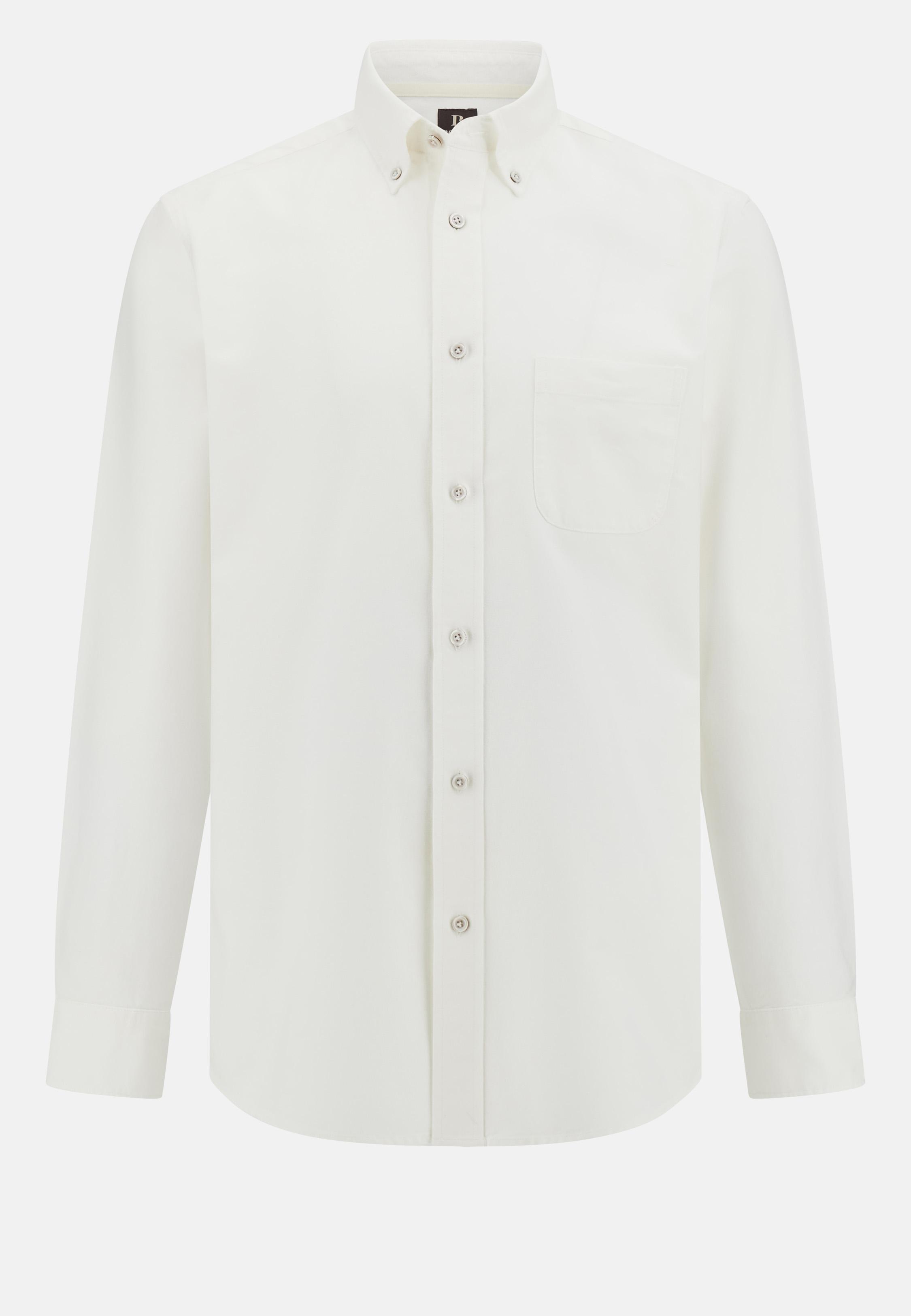White Plain Casual Shirt, , large image number 9