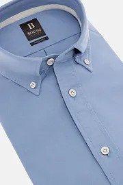 Regular Fit Oxford Cotton Shirt Blue, Indigo, large image number 8