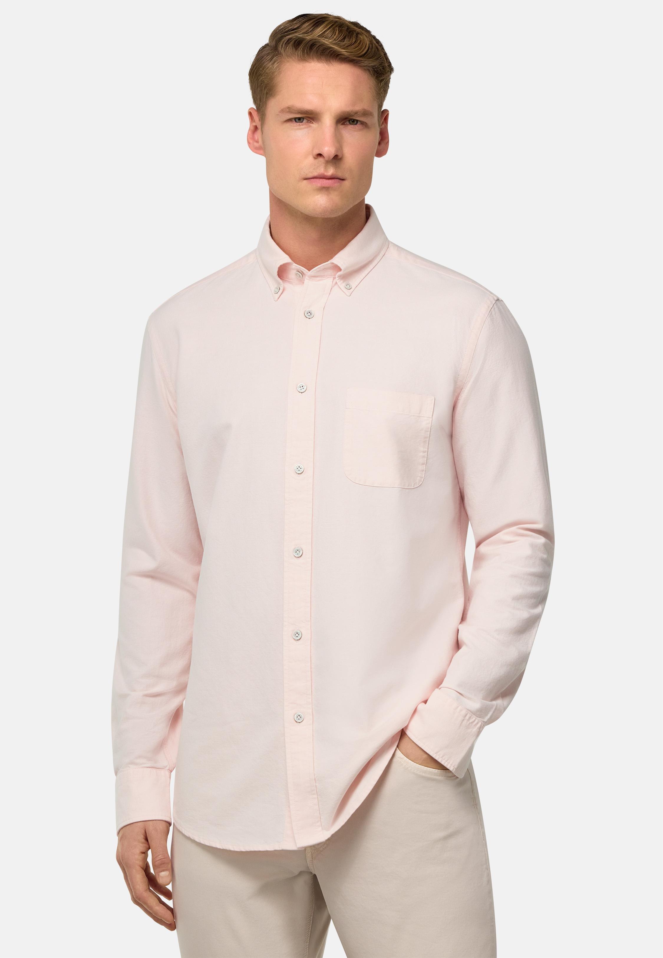 Regular Fit Oxford Cotton Shirt Pink, Pink, medium