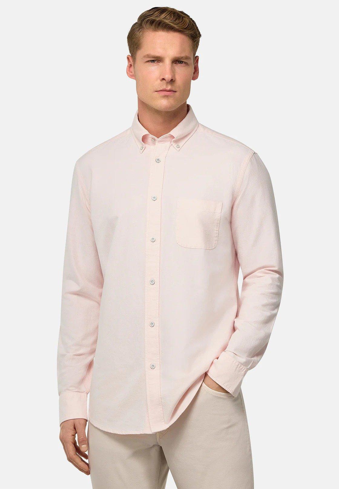 Regular Fit Oxford Cotton Shirt Pink, Pink, medium