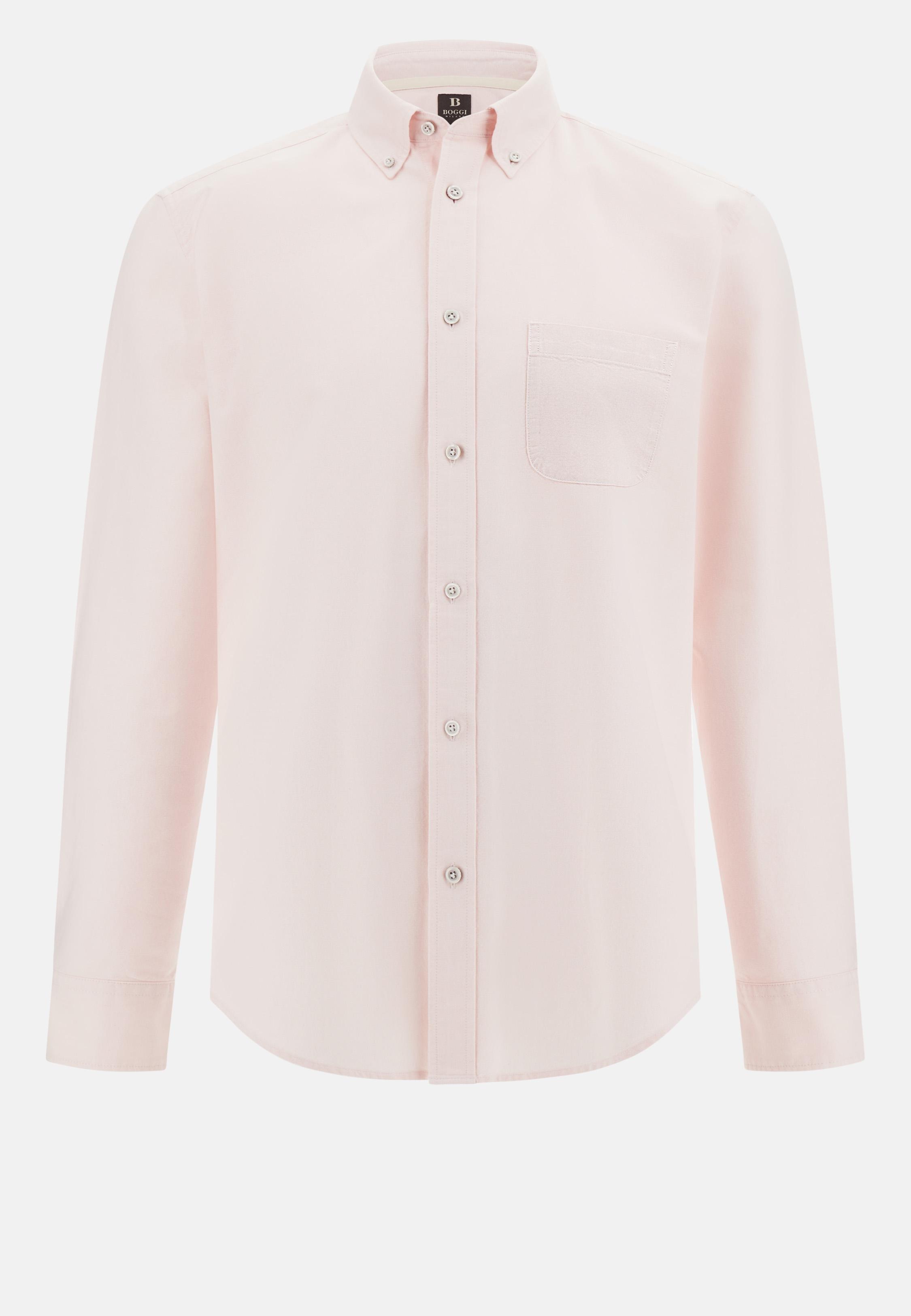 Regular Fit Oxford Cotton Shirt Pink, , large image number 9