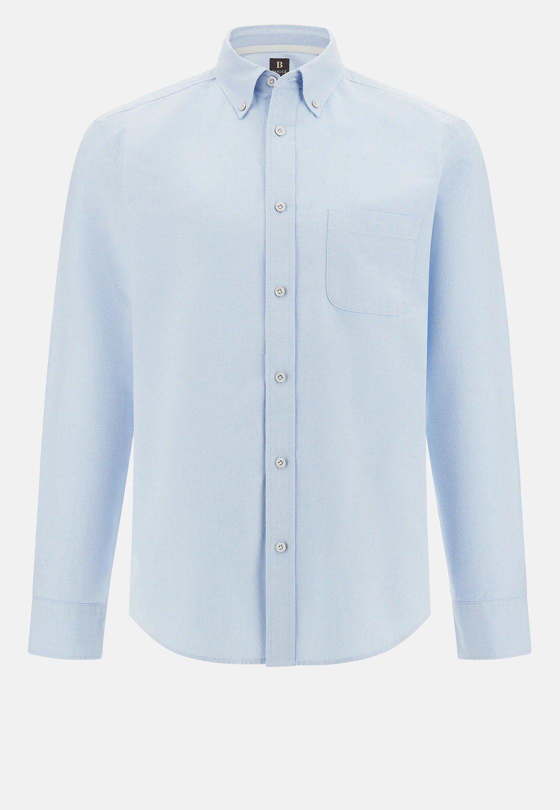 Shirt in Regular Fit Oxford Cotton, Light Blue, Light Blue, large image number 11