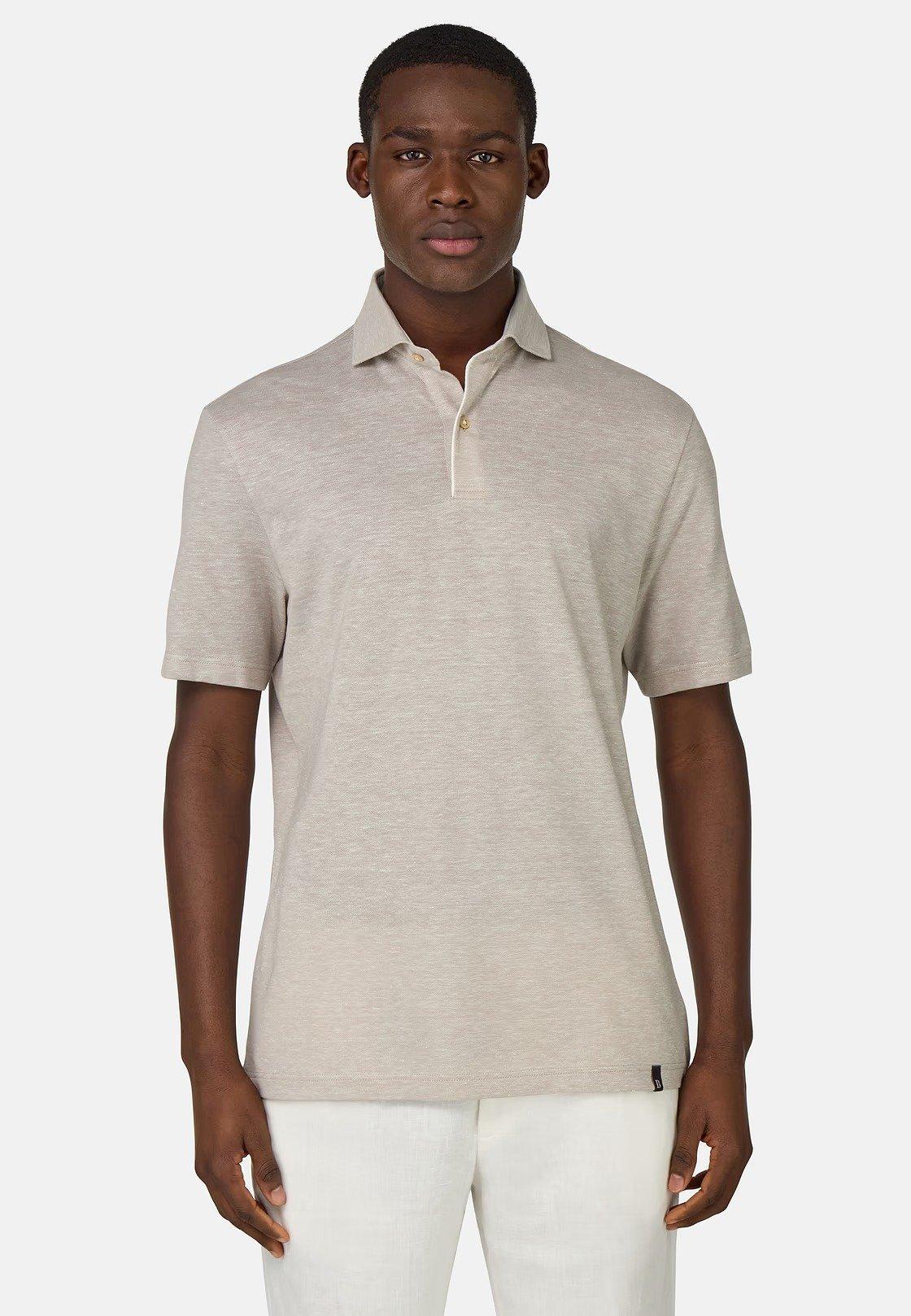 Plain Cotton Pique Polo Shirt, , large image number 1