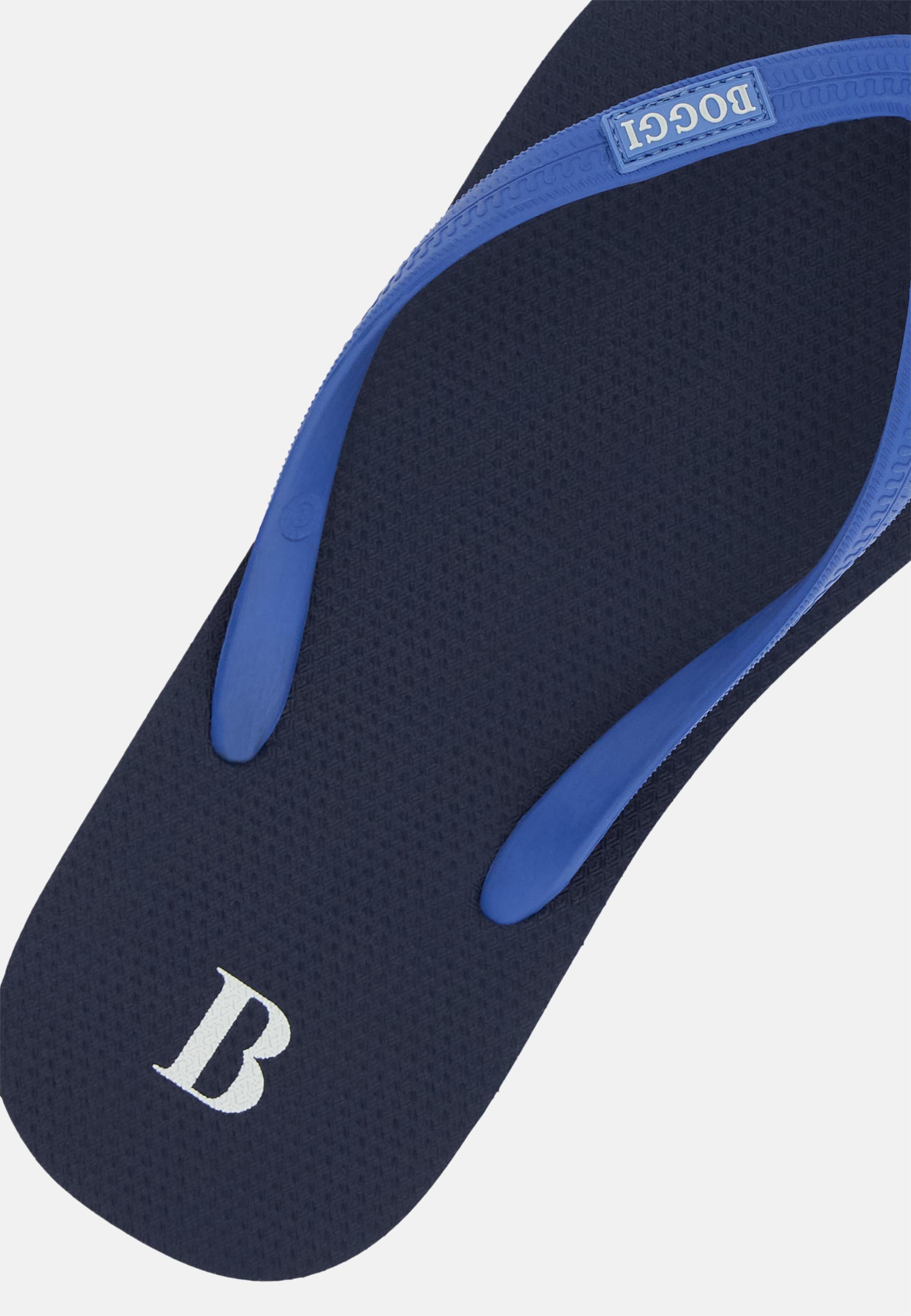Rubber Flip-Flops Navy, , large image number 0