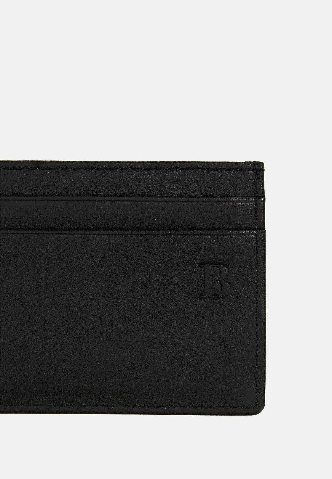 Black Leather Credit Card Holder, 3901_BLAC, large image number 4