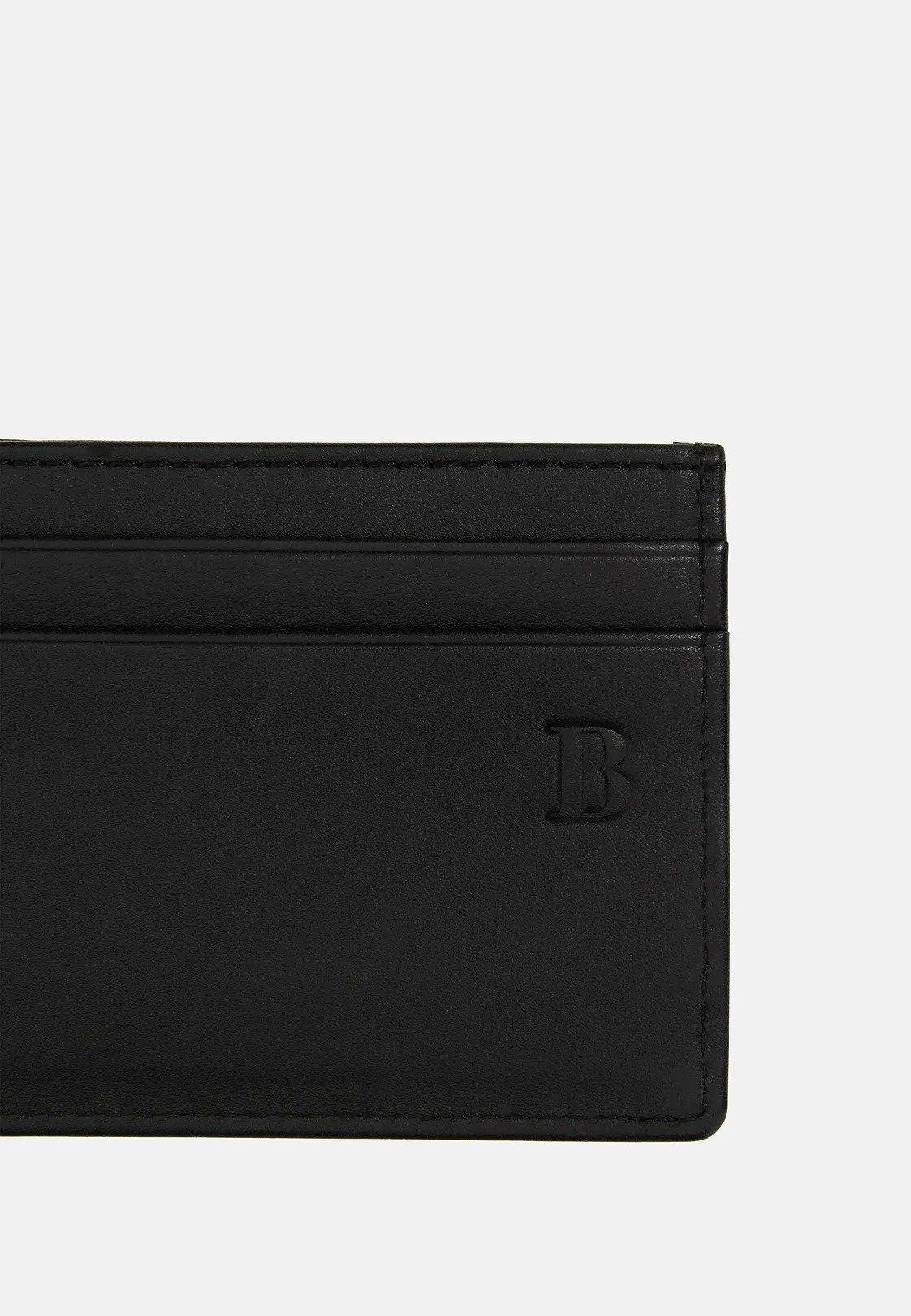 Leather Credit Card Holder Black, 3901_BLAC, large image number 4