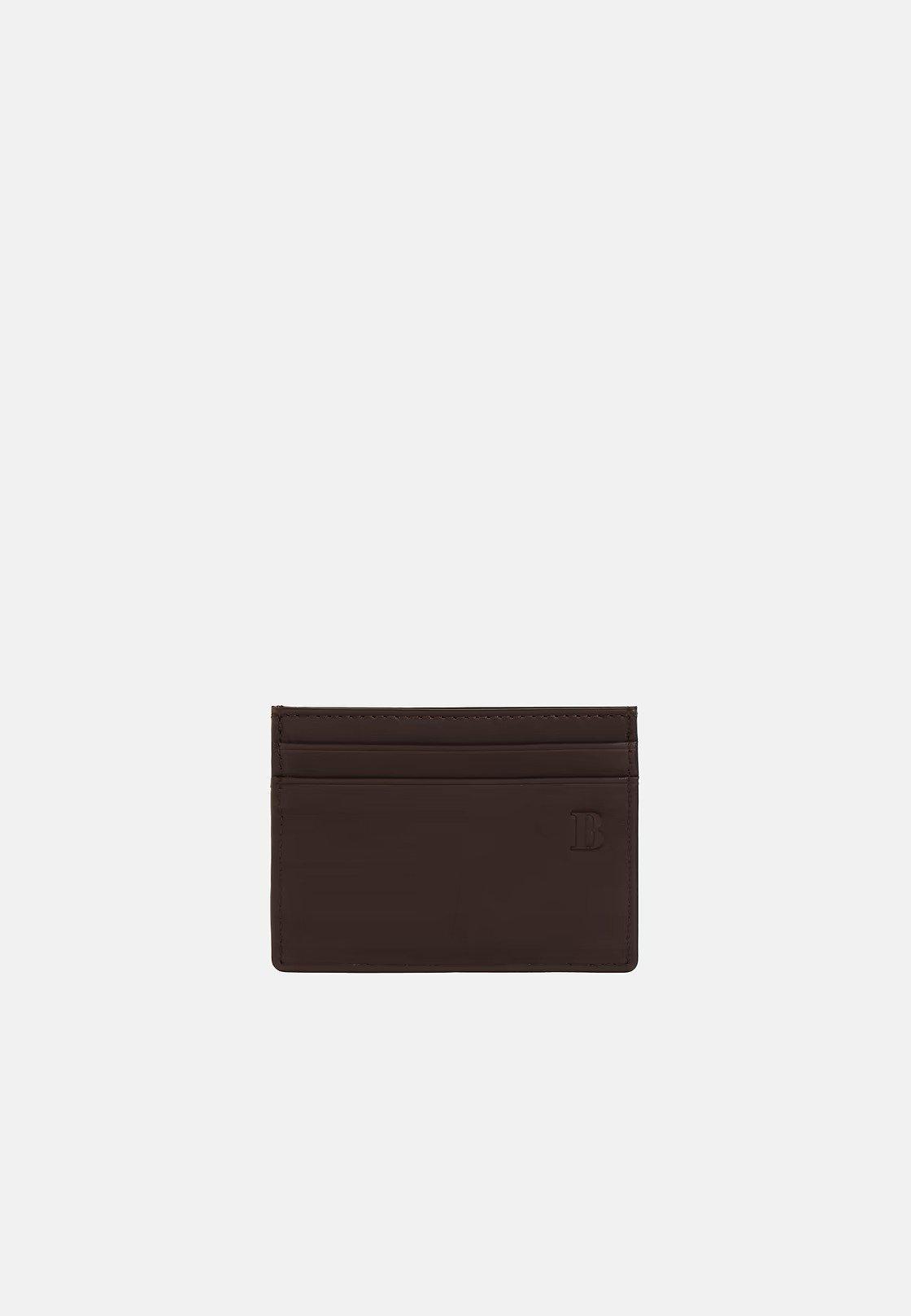 Brown Leather Credit Card Holder, 3901_DKBR, large image number 6