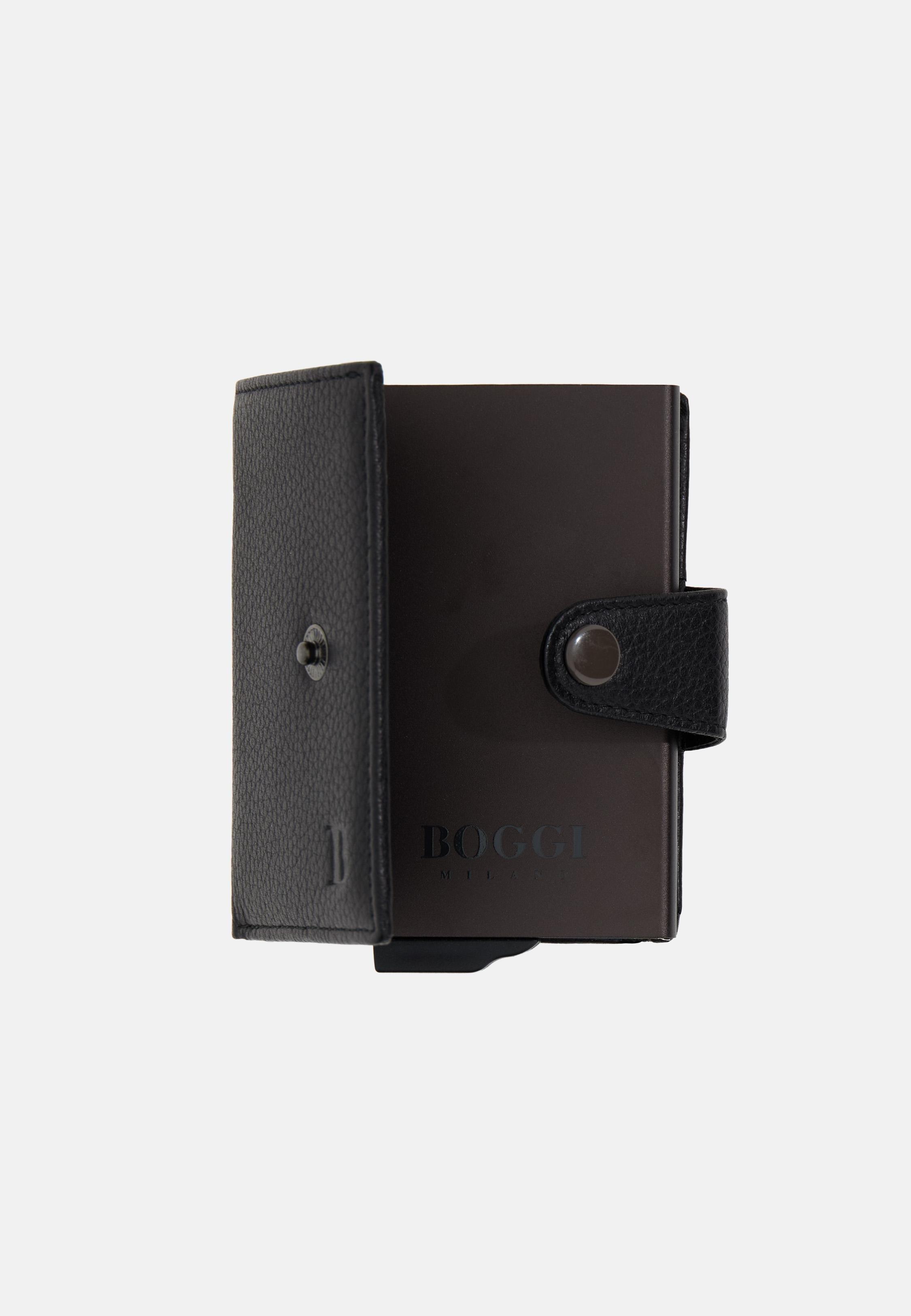 Black Wallet Card Case, Black, large image number 2