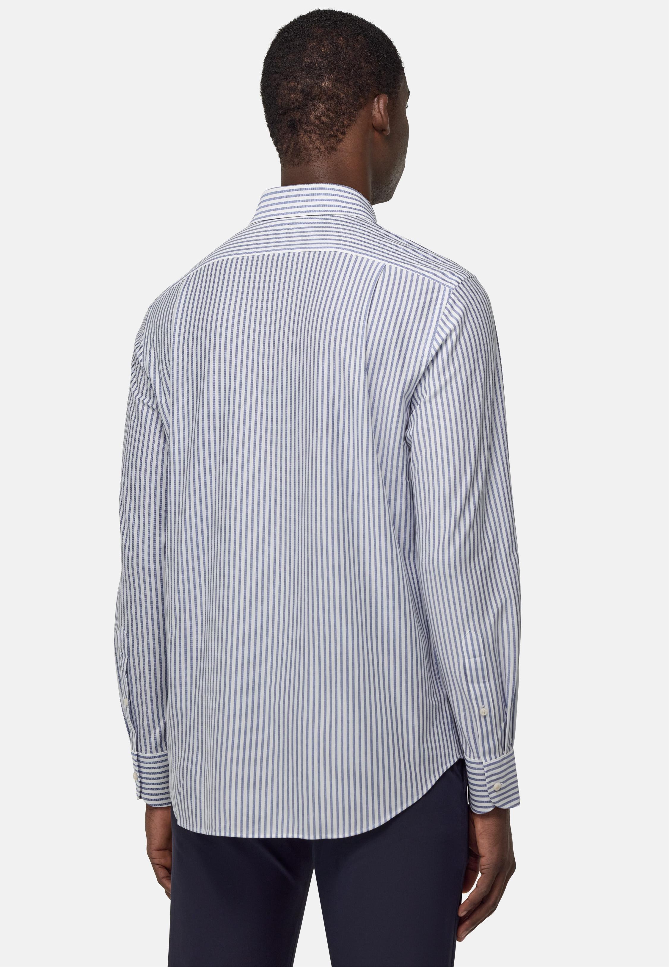 Blue Striped Jersey Polo, , large image number 3