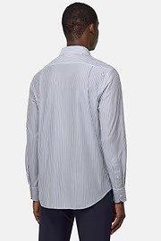Blue Striped Jersey Polo, , large image number 4