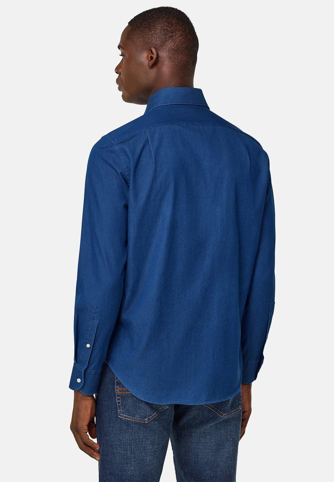Regular Denim Classic Shirt, Medium Blue, medium