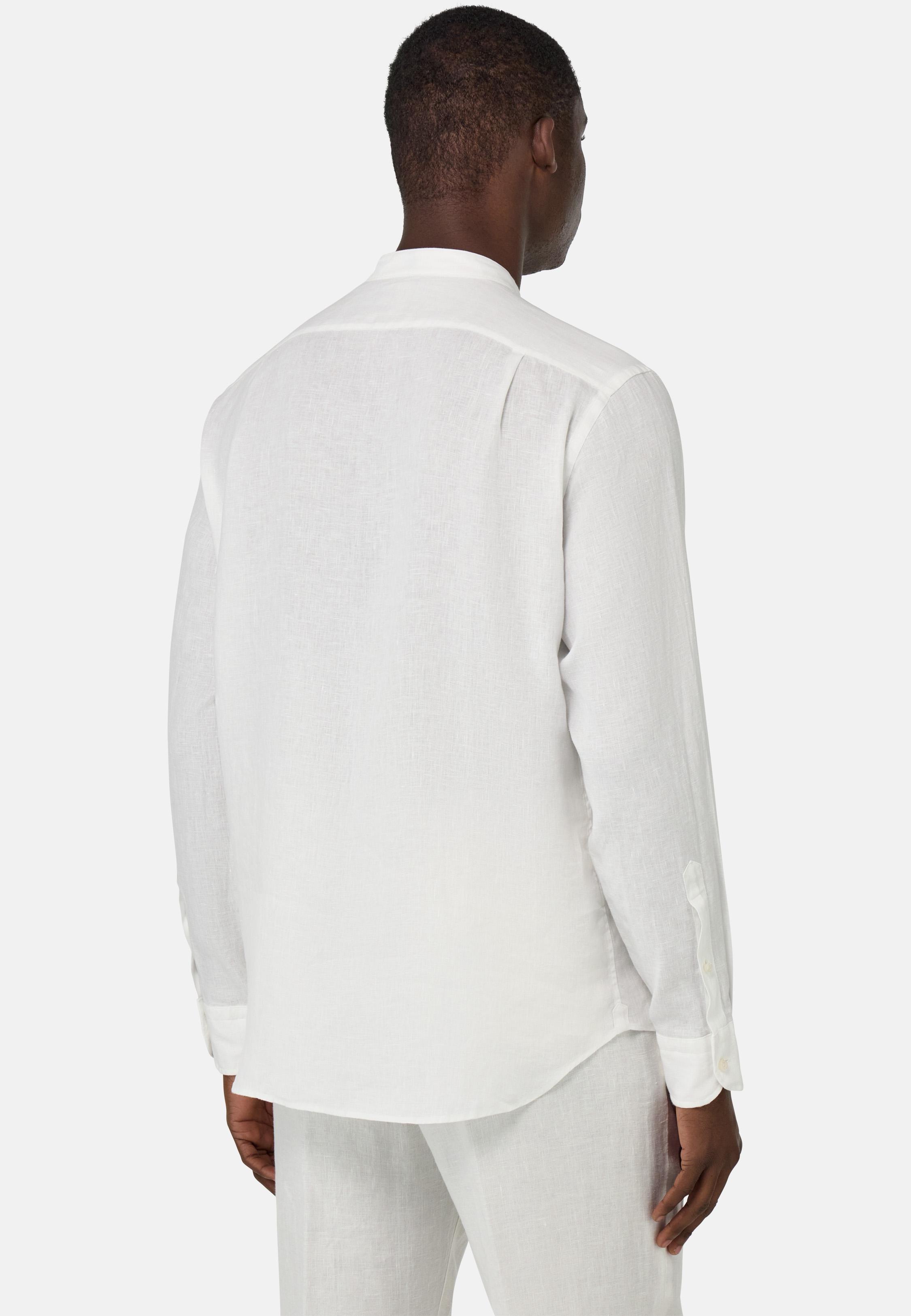 Regular Fit Linen Shirt White, , large image number 1
