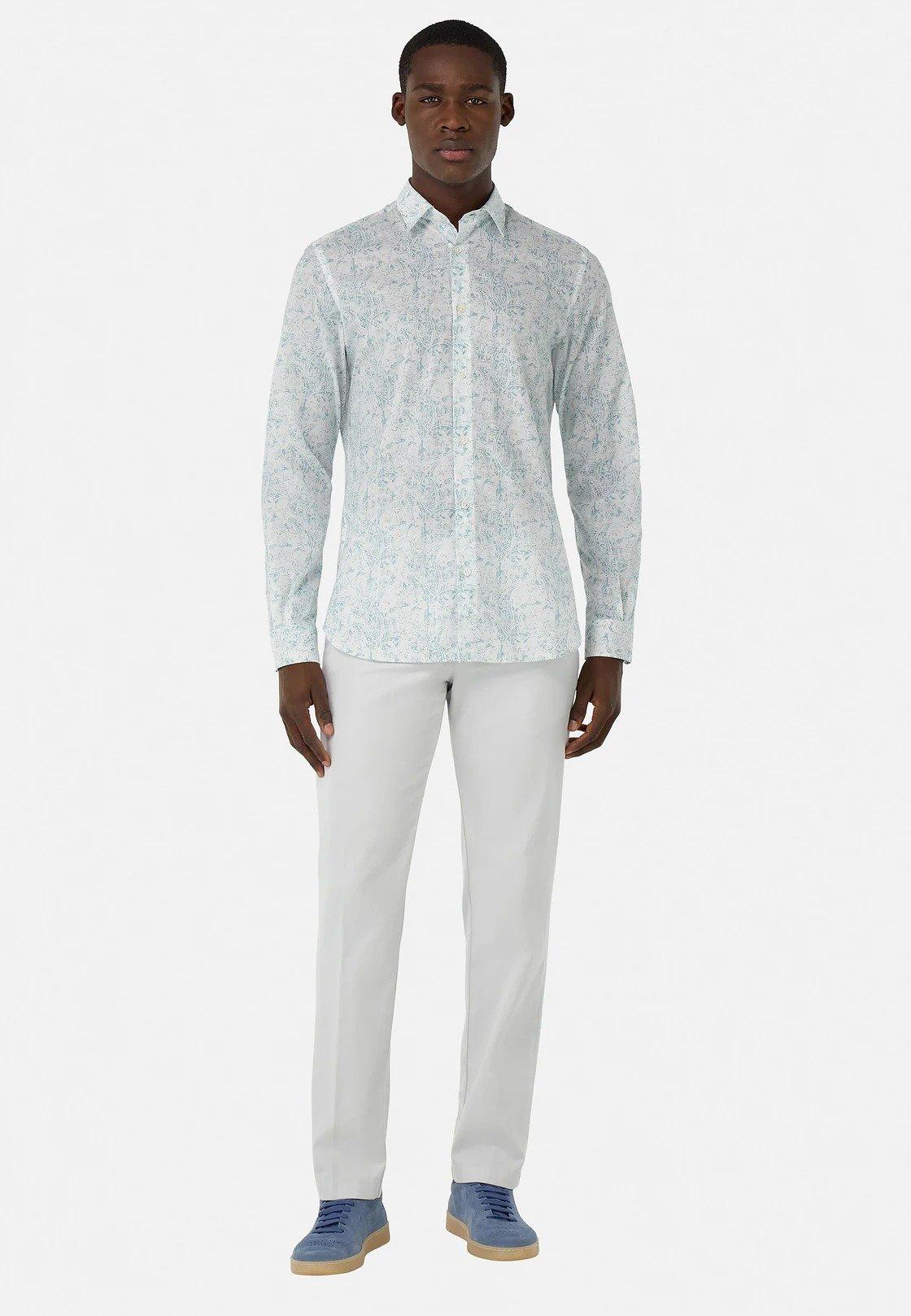 Regular Fit Cotton Shirt Blue, Light Blue, medium