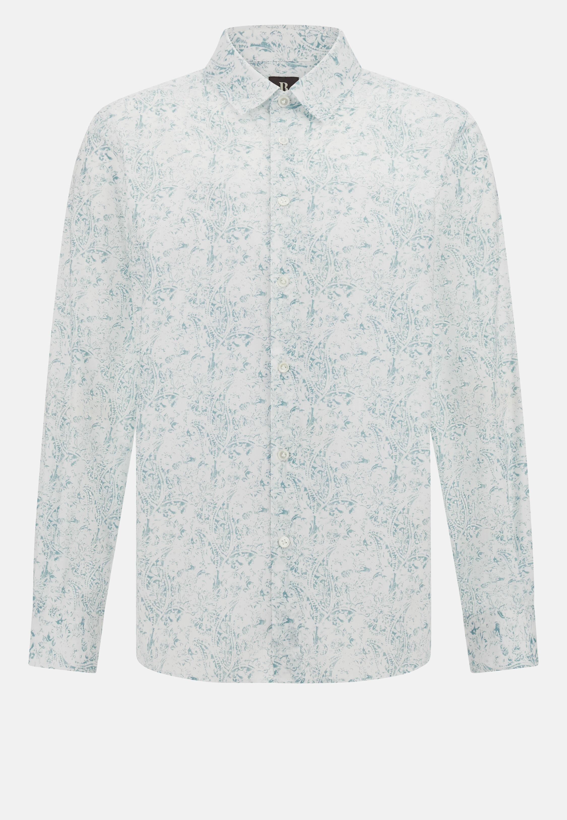 Shirt in Regular Fit Cotton, Light Blue, Light Blue, large image number 10