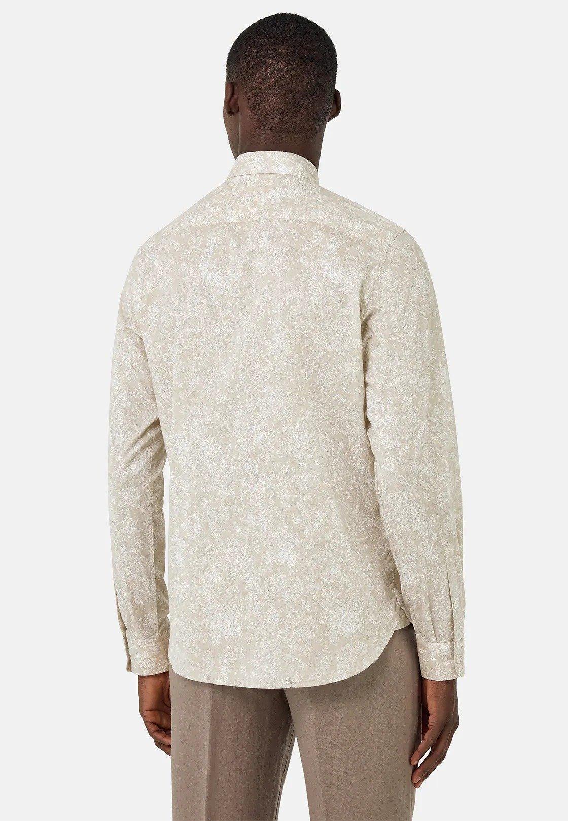 Regular Fit Cotton Shirt Beige, , large image number 2