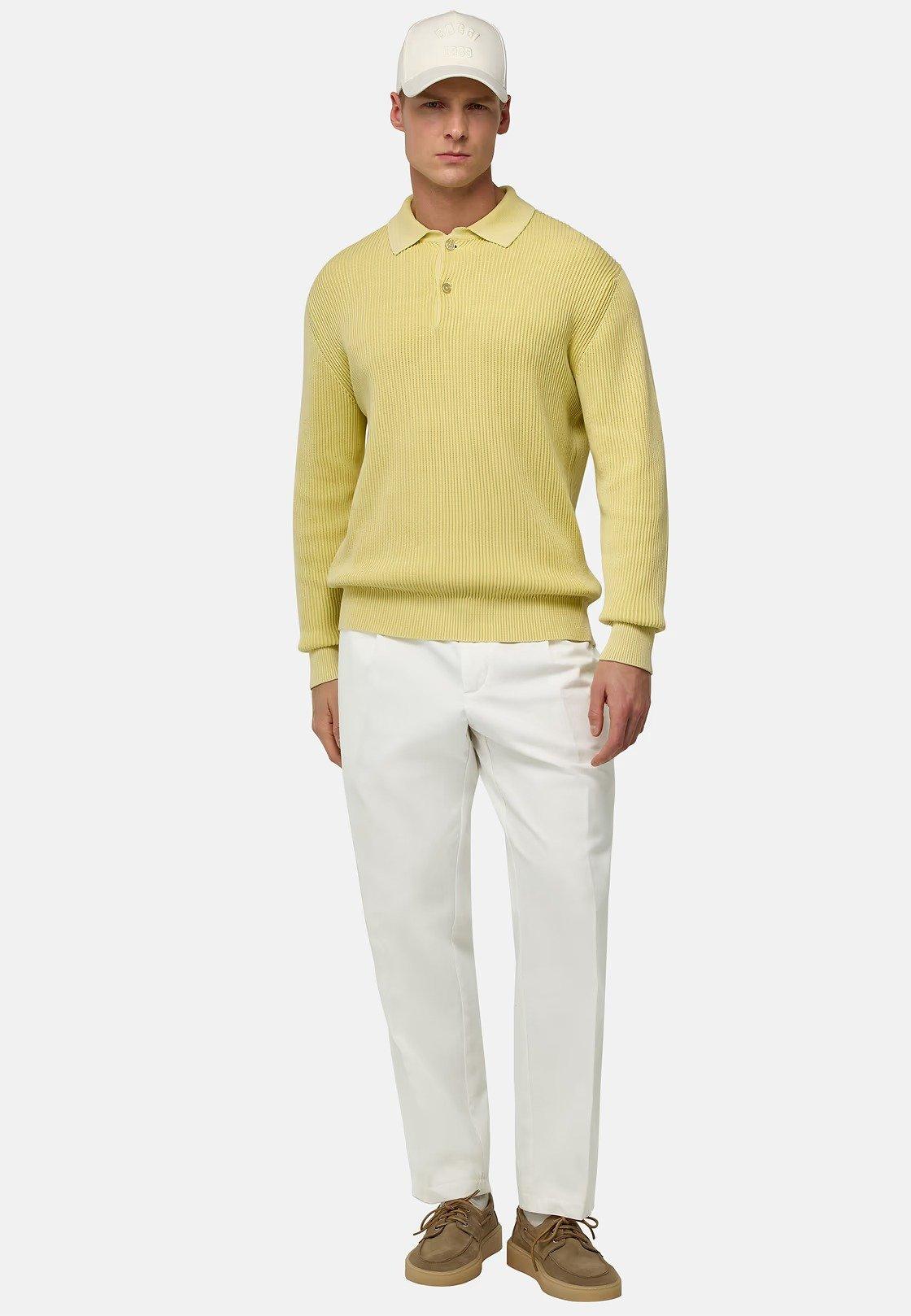 White Plain Chinos Trousers, , large image number 2
