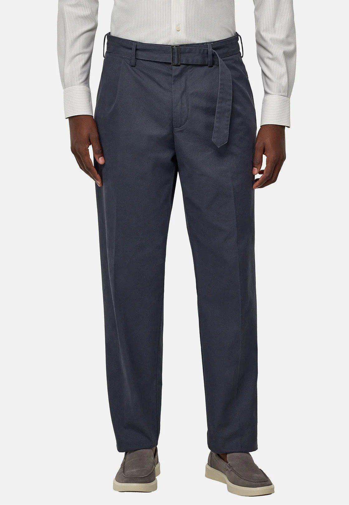 Black Solid Chinos, , large image number 0