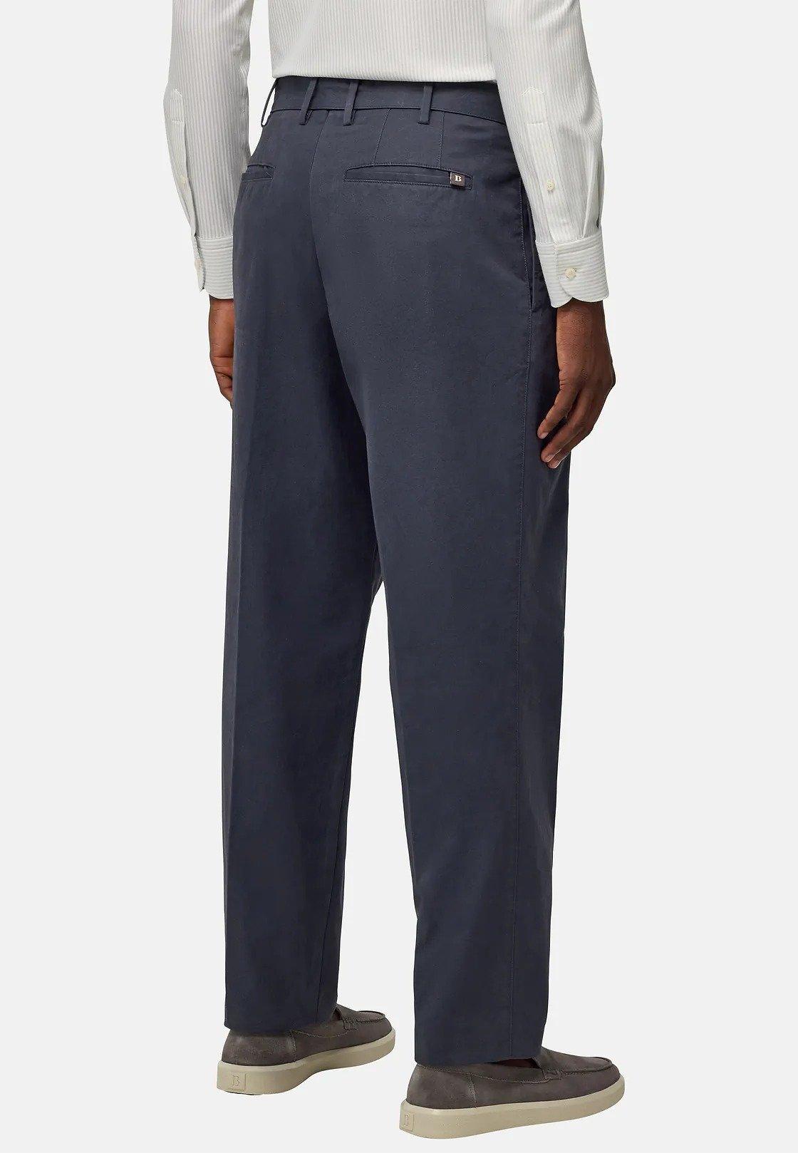 Cotton Trousers Black, Charcoal, large image number 3