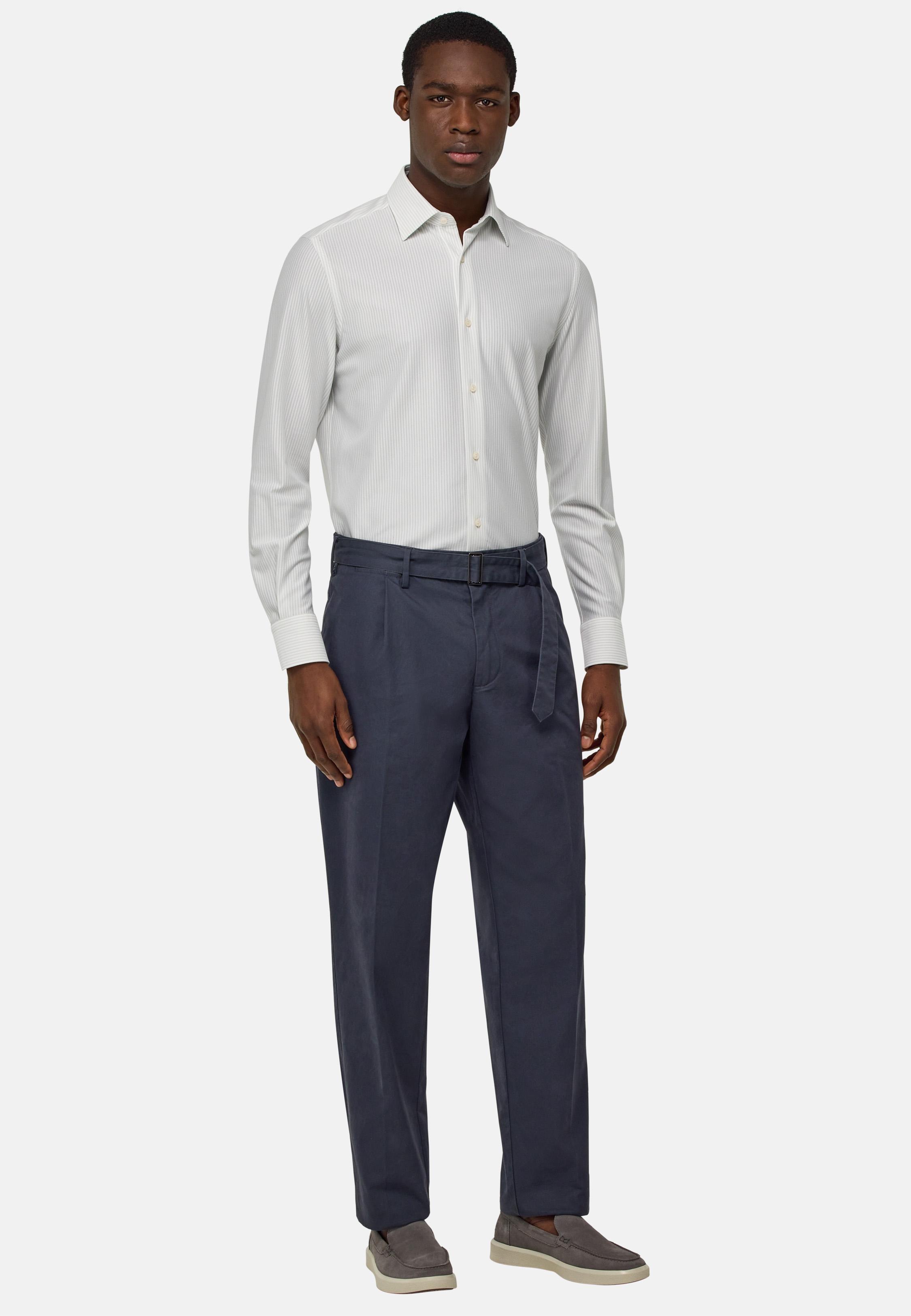 Black Solid Chinos, , large image number 3