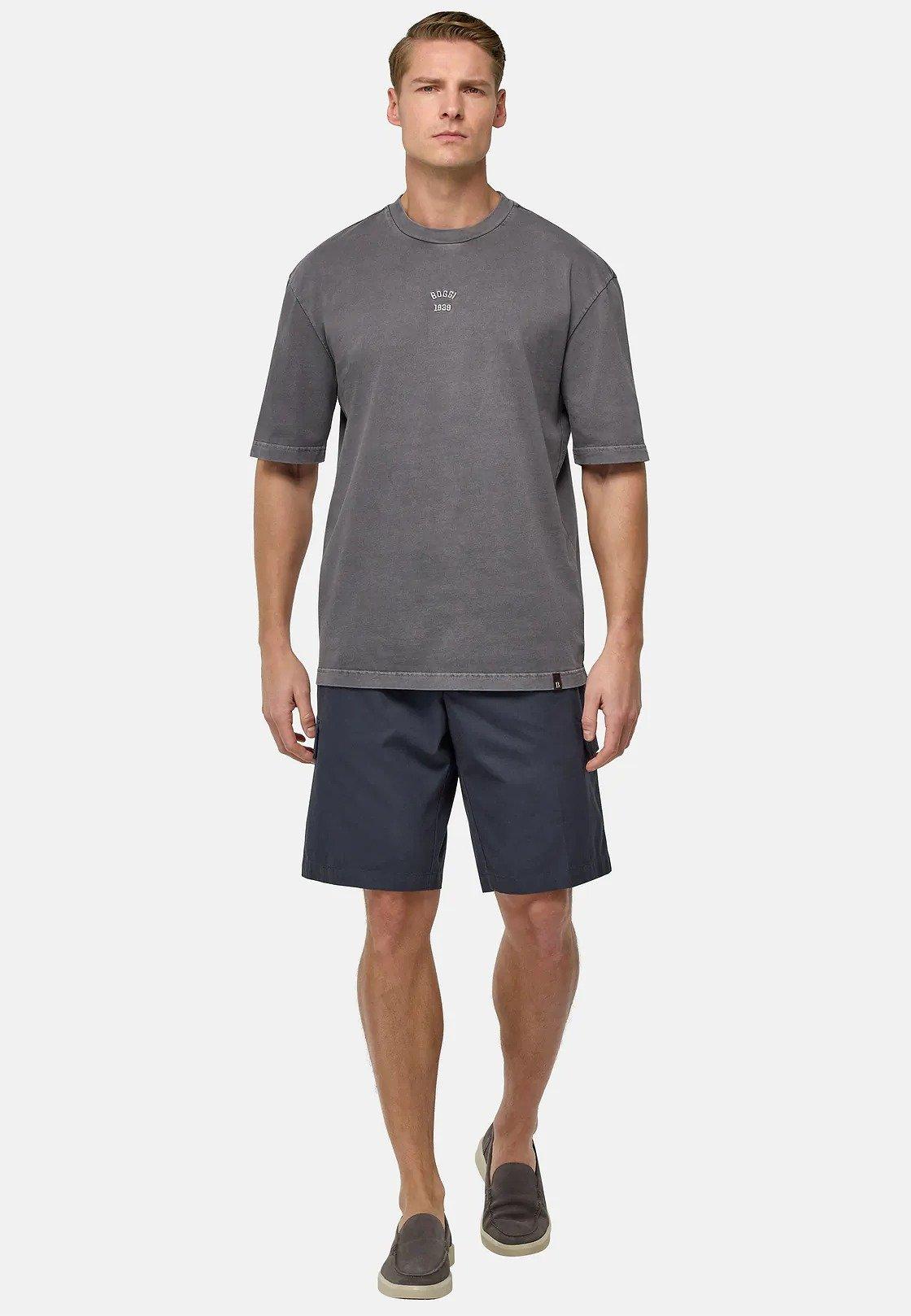 Cotton Bermuda Shorts Black, Charcoal, medium