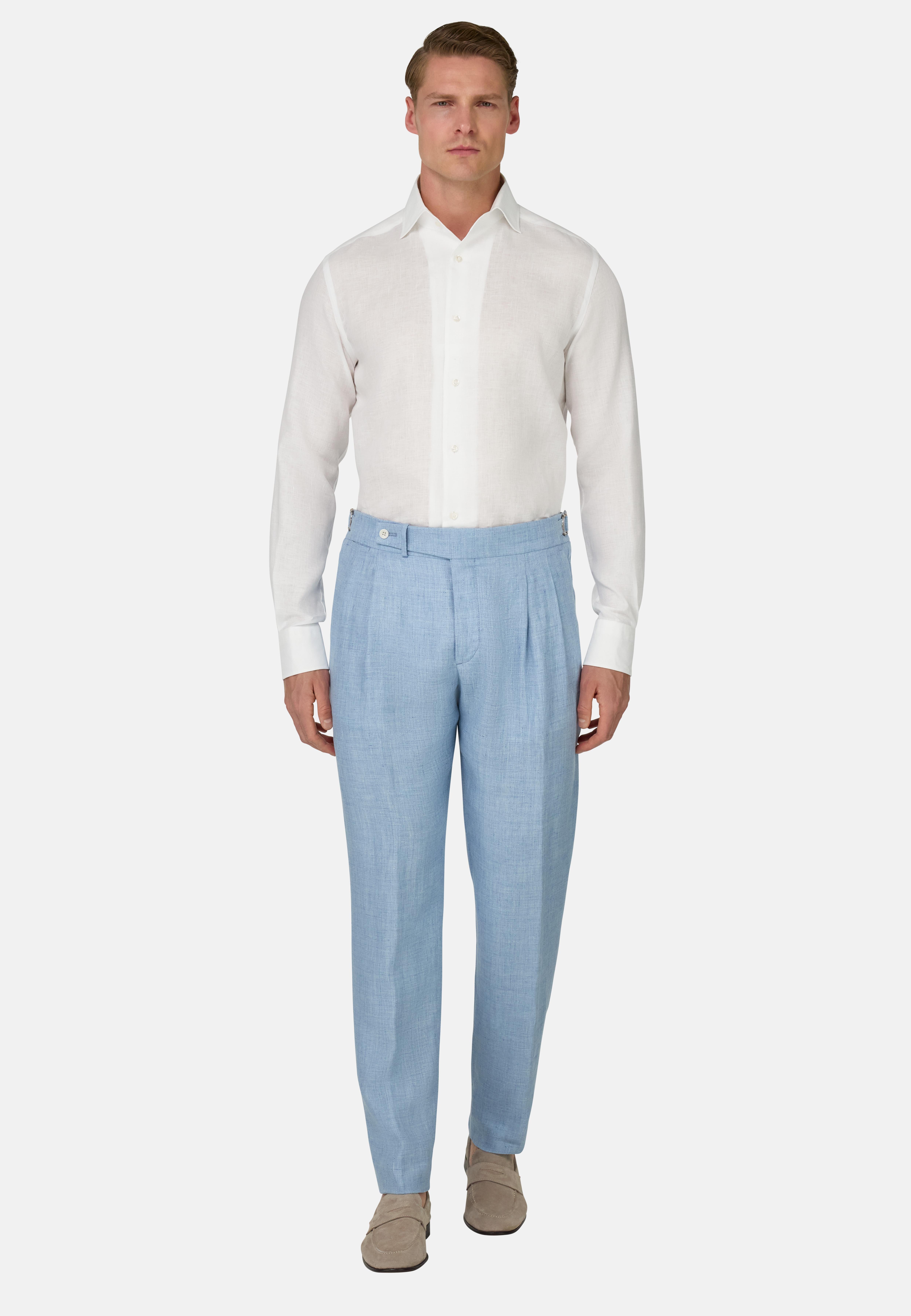 Regular Fit Linen Shirt White, , large image number 3