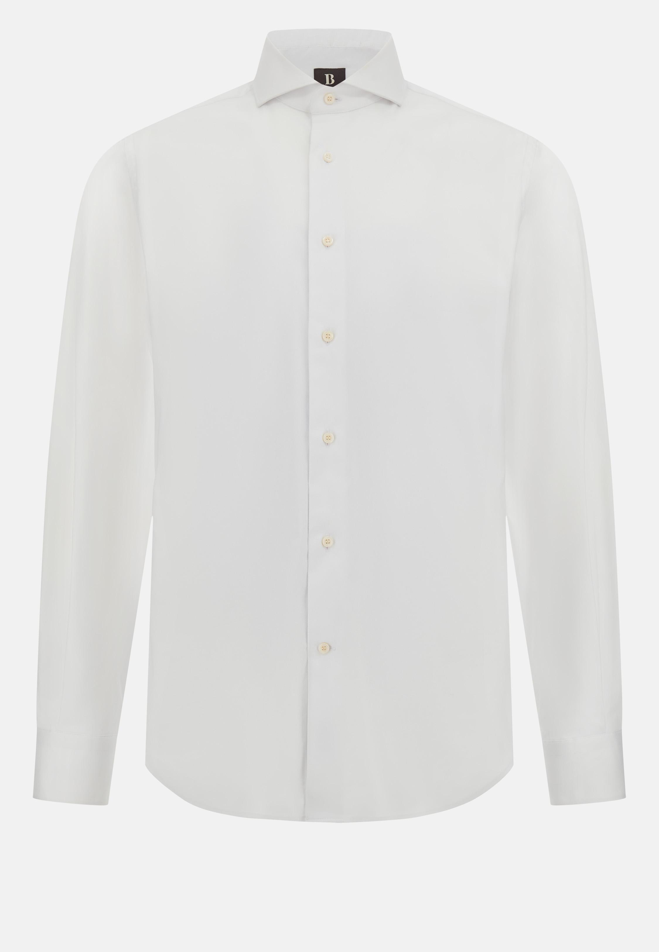 White Plain Formal Regular Shirt, , large image number 5
