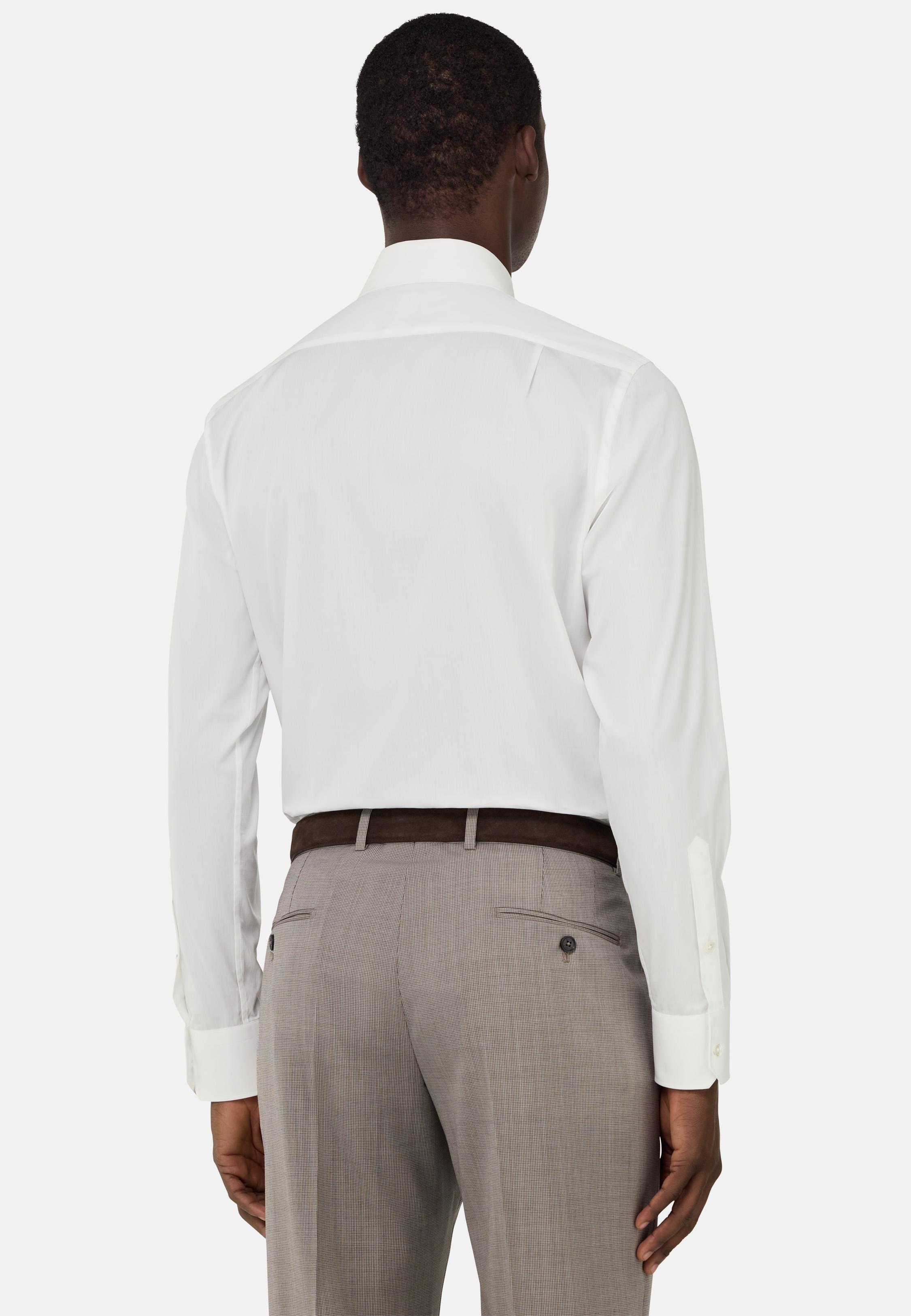 Regular Fit Cotton Twill Shirt White, , large image number 2