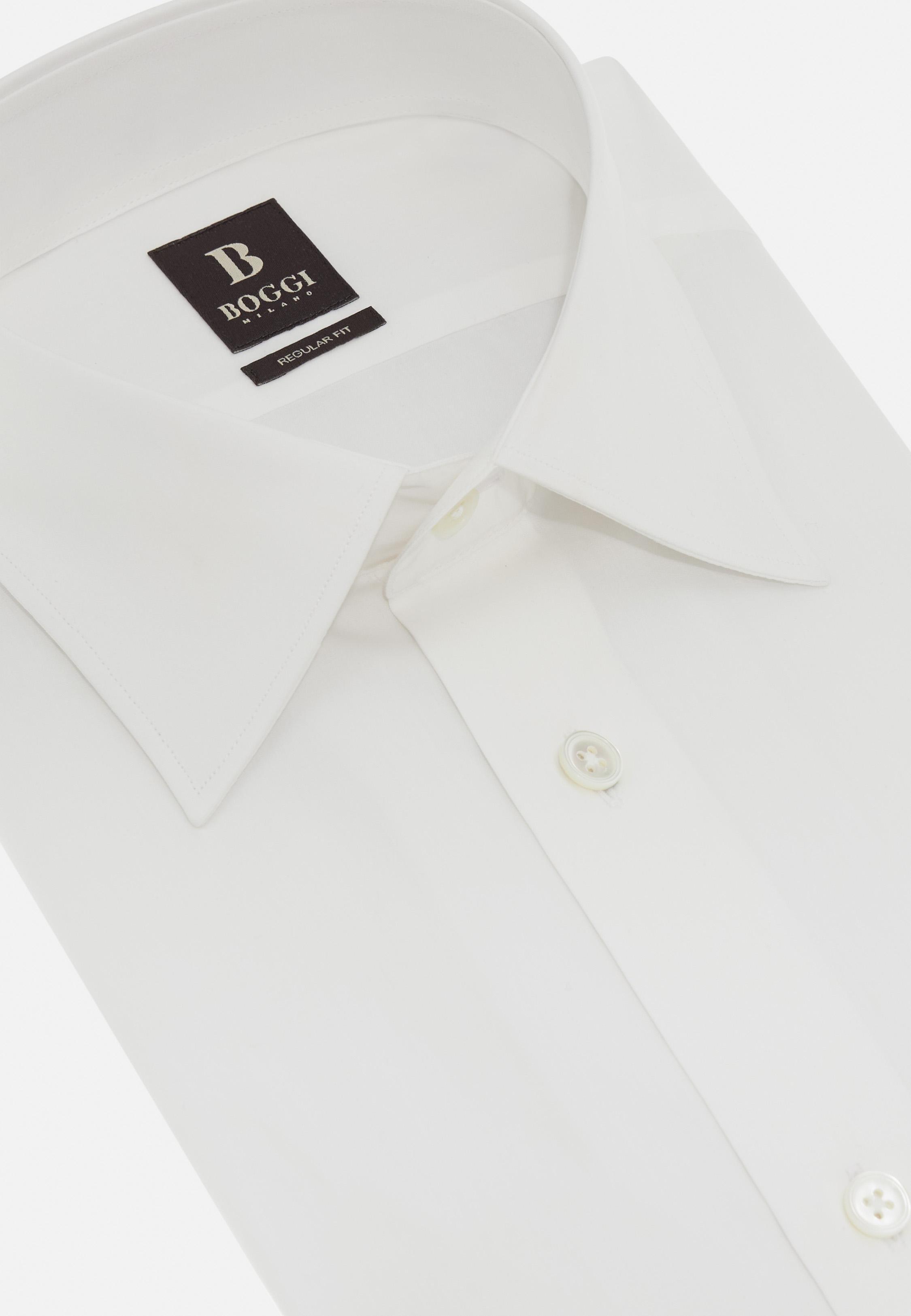 Regular Fit Cotton Twill Shirt White, , large image number 4