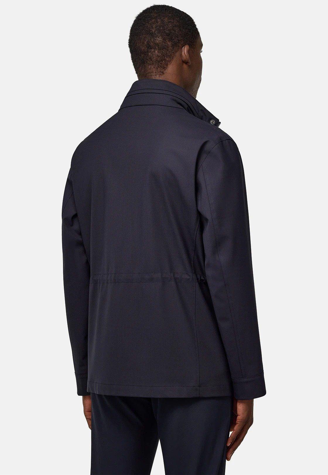 Blue Field Jacket In Technical Wool, , large image number 1