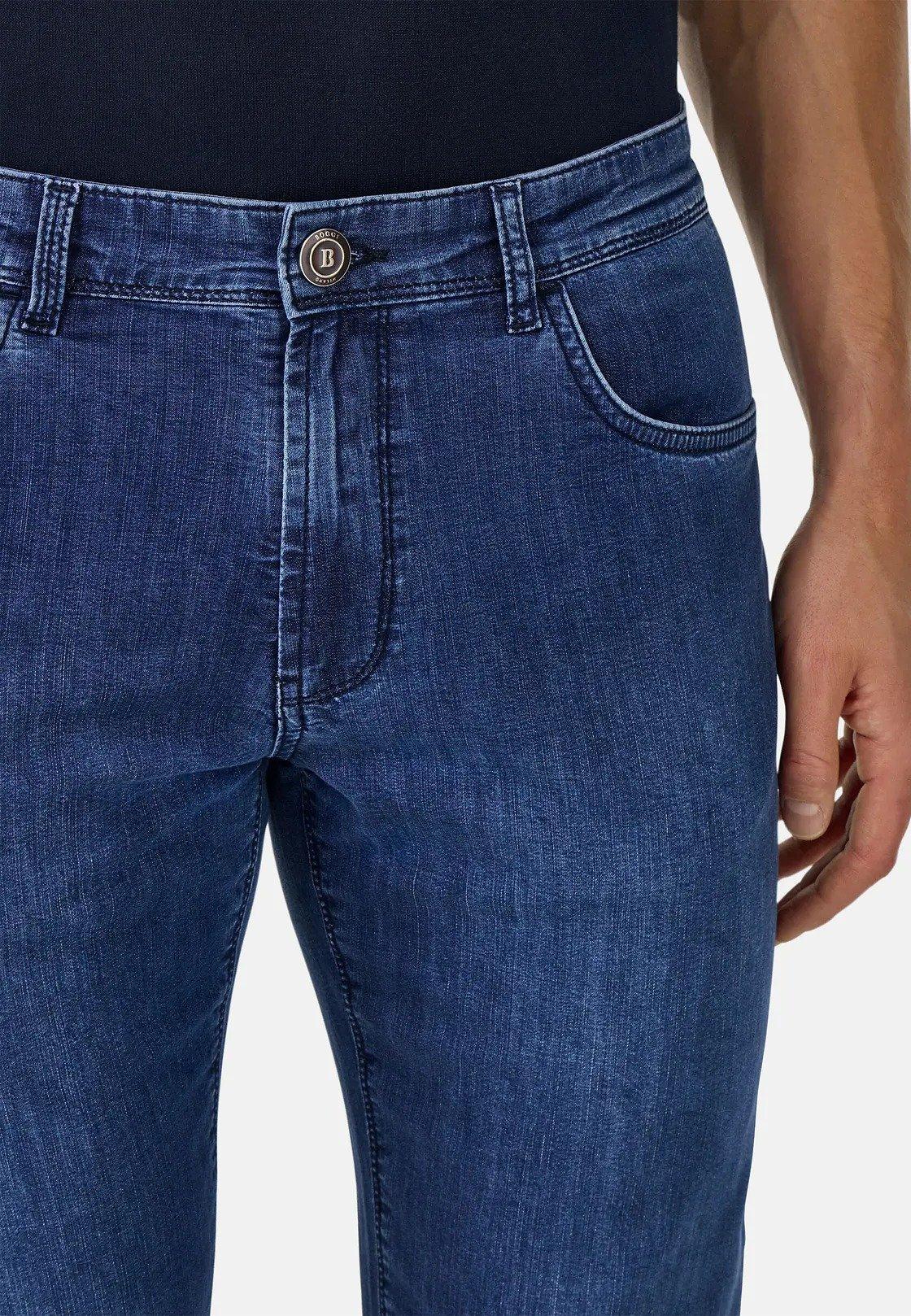 Dark Wash Plain Jeans, , large image number 3
