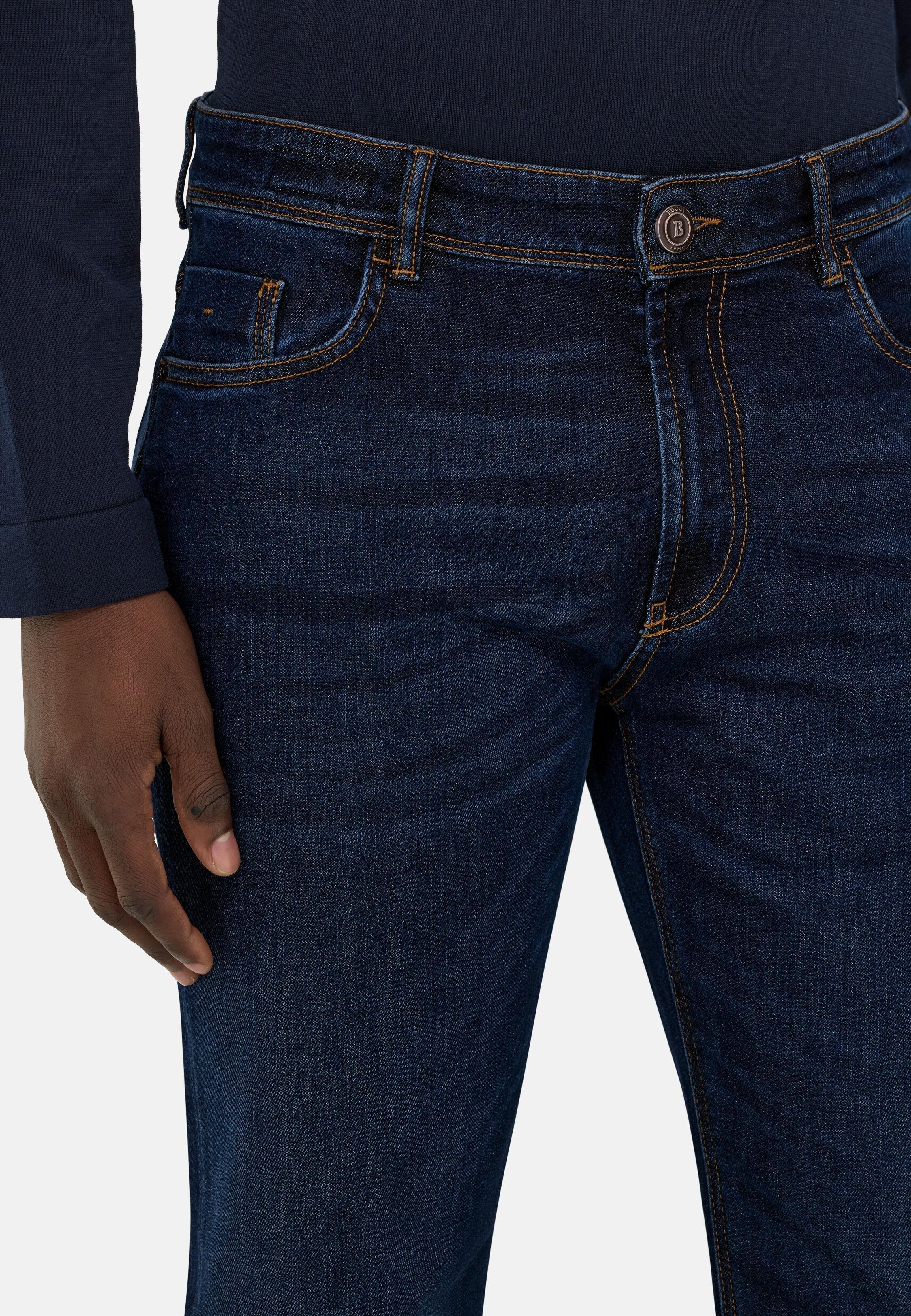 Stretch Denim Jeans, Dark Blue, Dark Blue, large image number 7