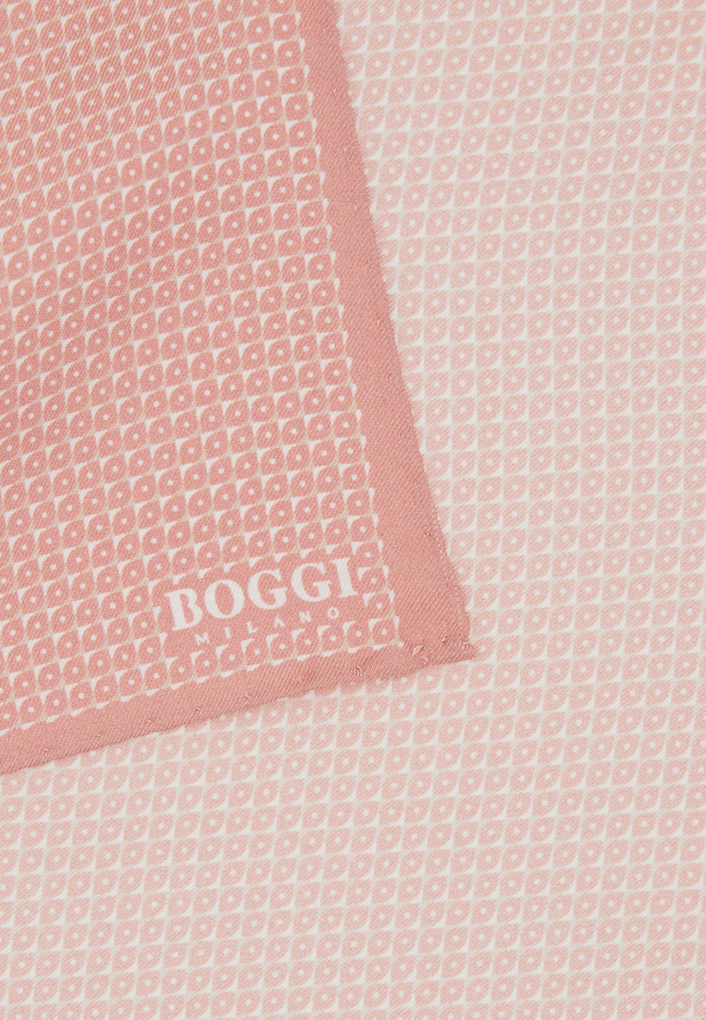 Micro Patterned Silk Pocket Square Pink, 3901_PINK, large image number 0