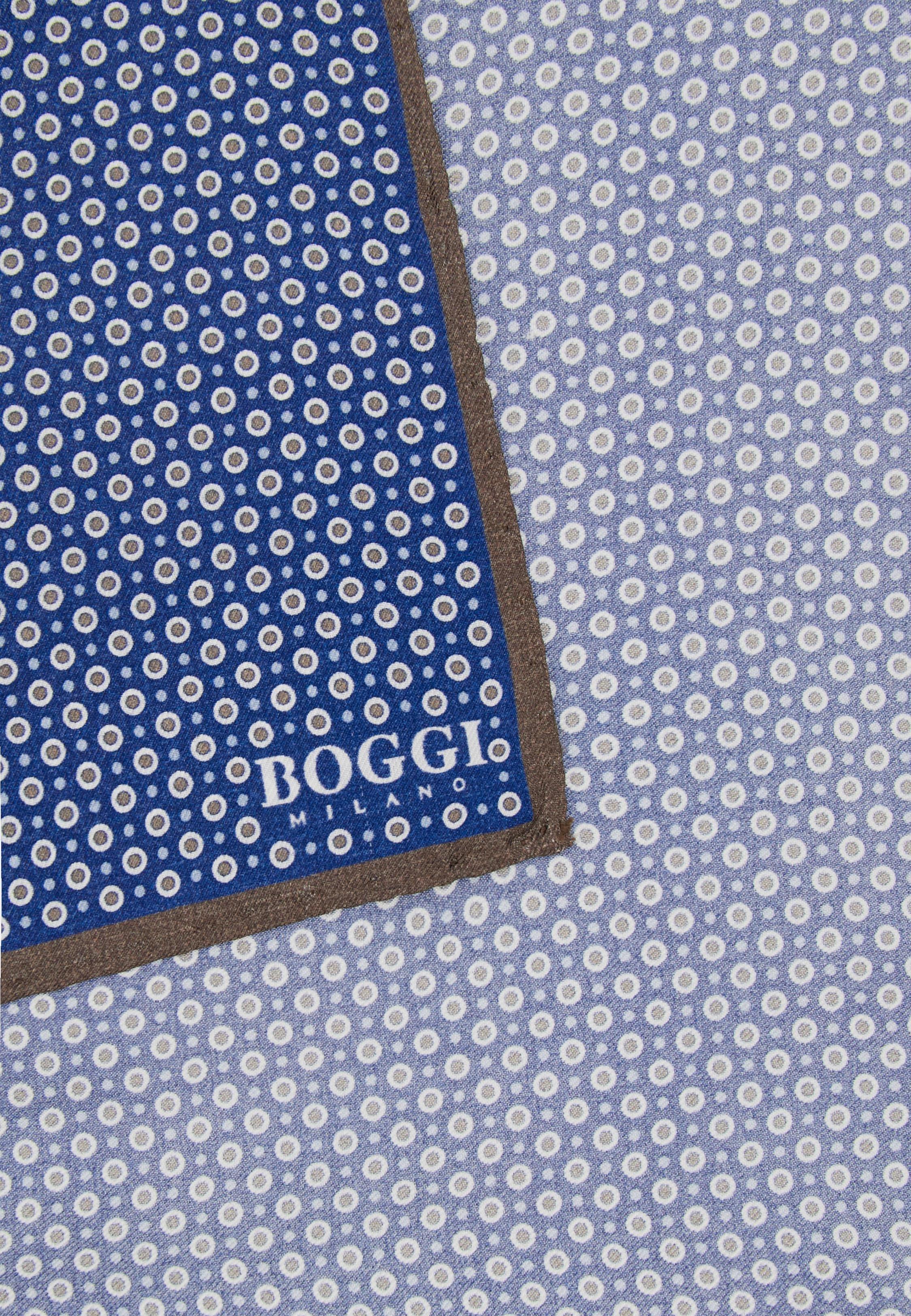 Blue Polka Dot Pocket Square, , medium