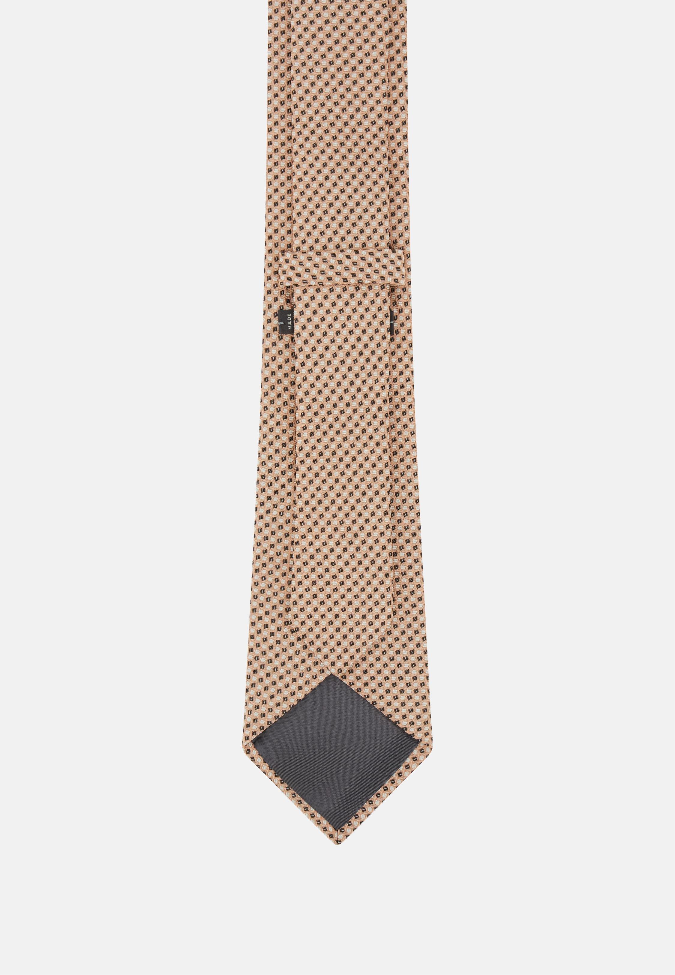 Red Micro Pattern Silk Blend Tie, 3901_DKOR, large image number 0