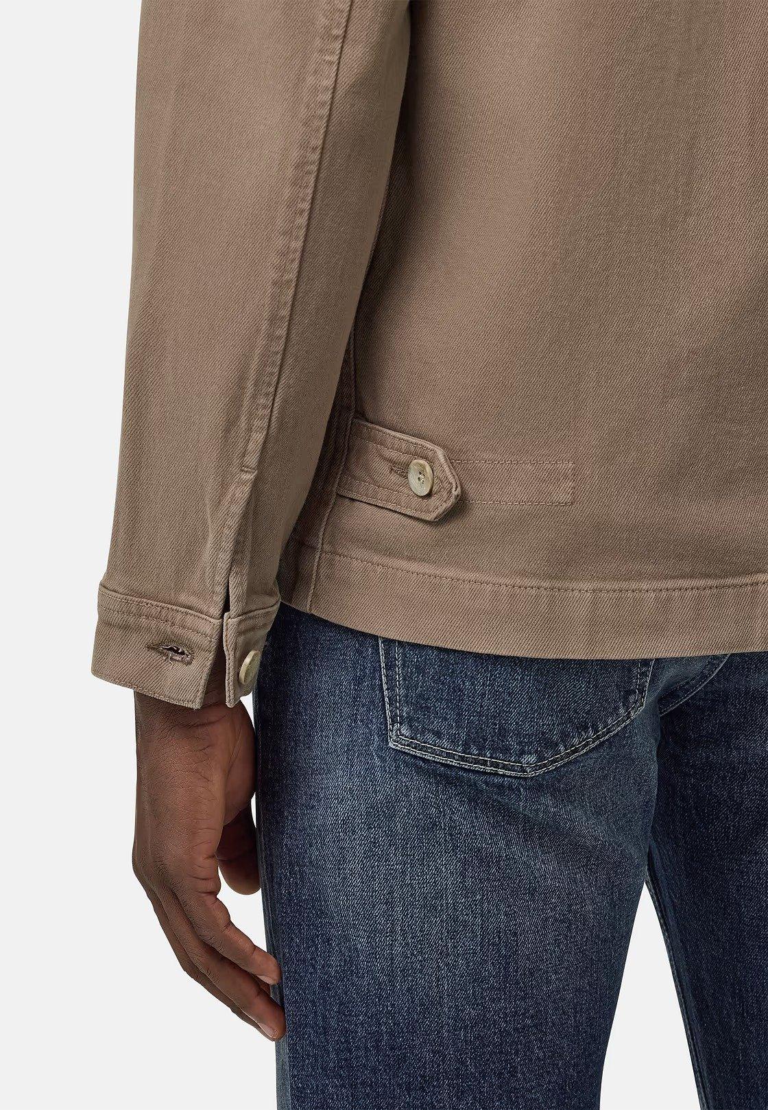 Brown Casual Shacket Jacket, , large image number 6