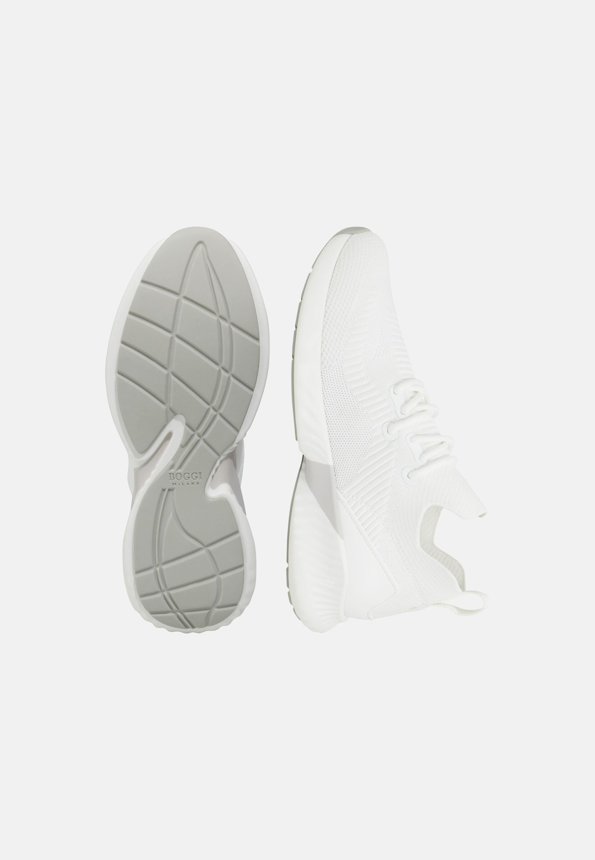 Technical Fabric Willow Trainers, White, White, large image number 3