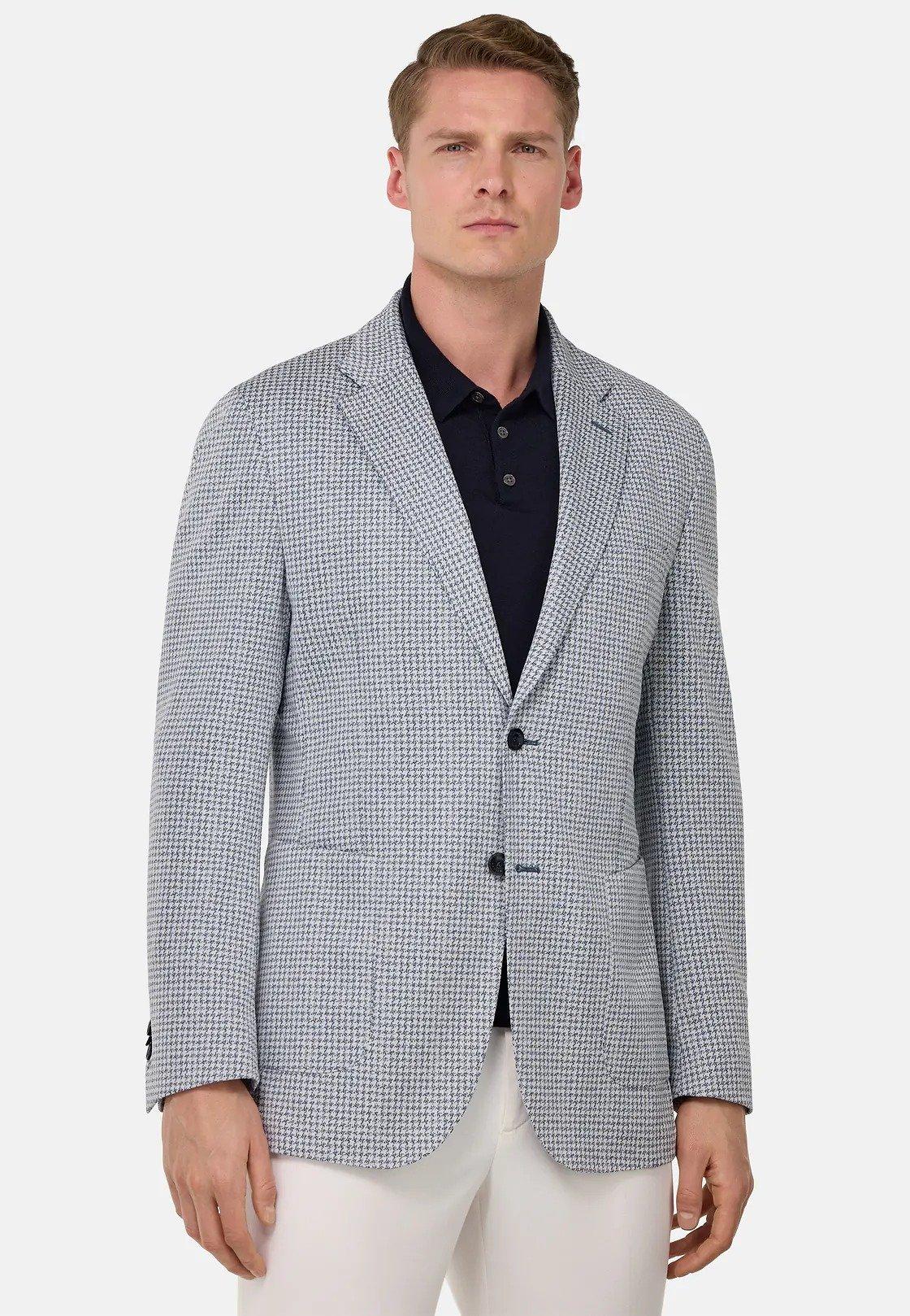 White Plain Structured Formal Blazer, , large image number 4