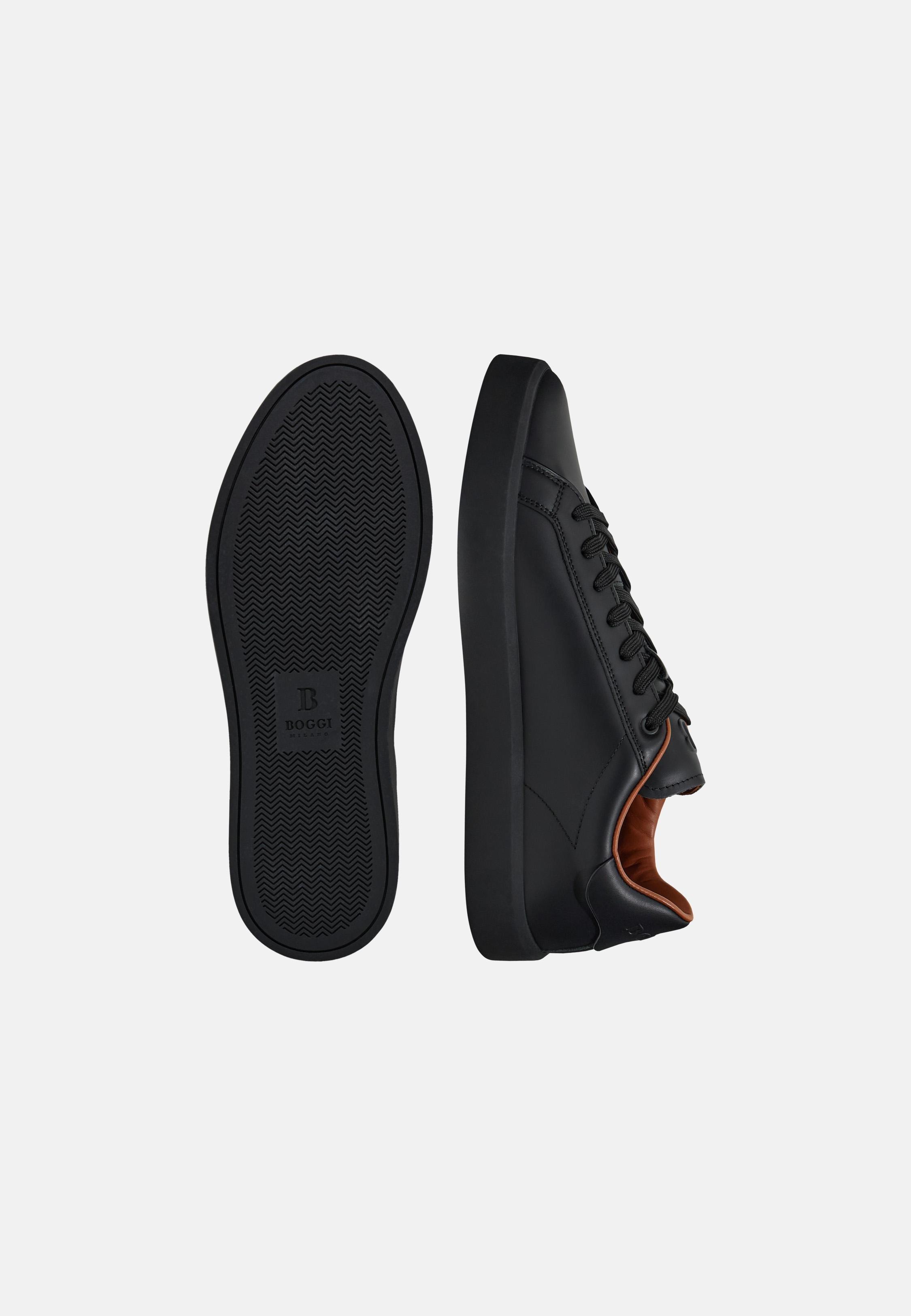 Leather Trainers Black, , large image number 2