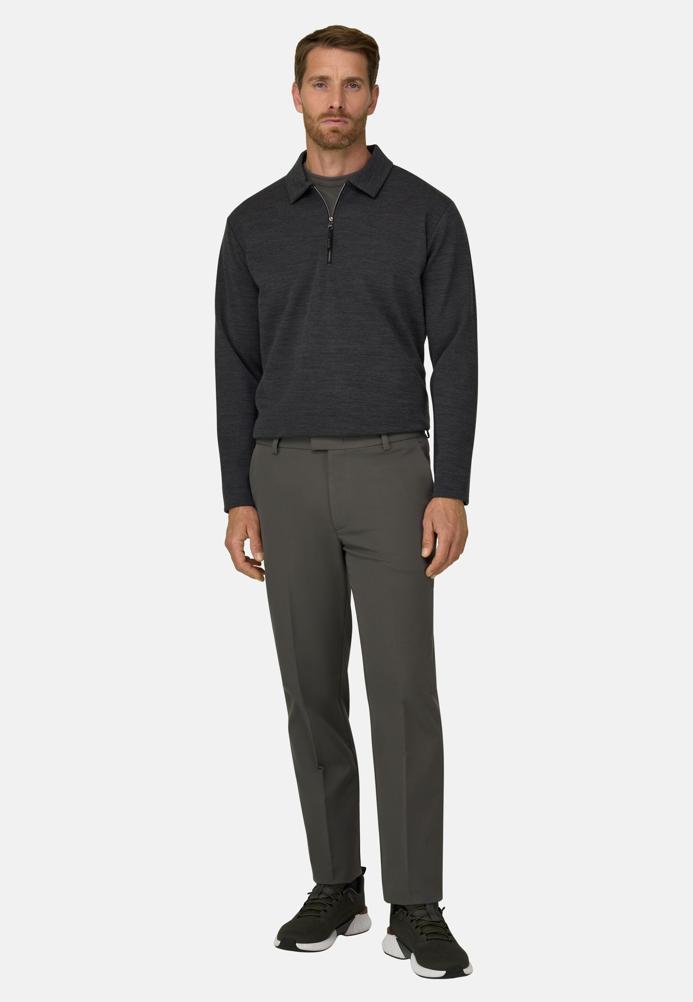 Trousers in Technical Fabric B Tech Military Green, Military Green, large image number 0