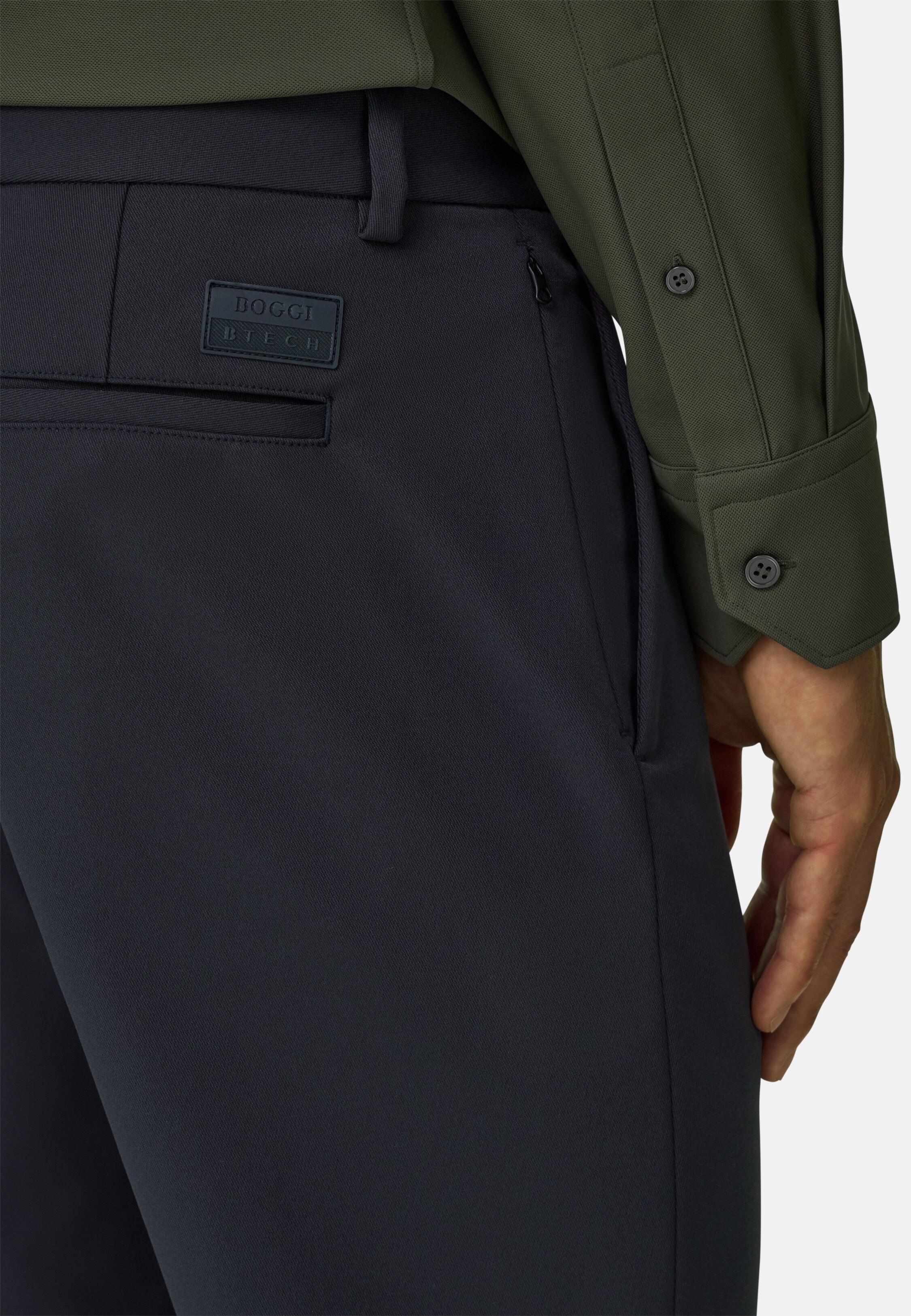 Trousers in Technical Fabric B Tech Navy blue, Navy blue, large image number 1