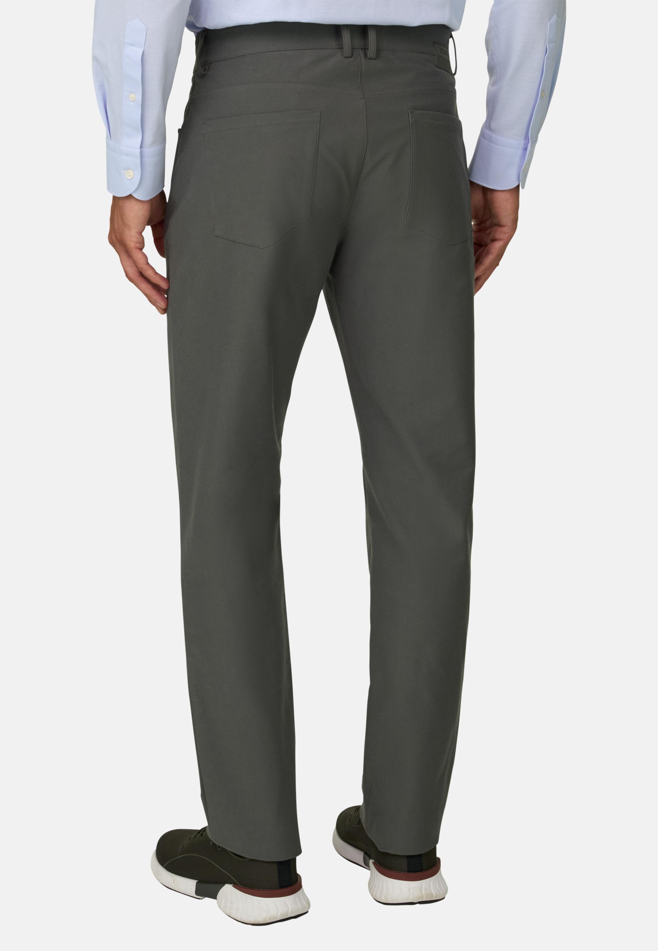 Jeans in Technical Fabric B Tech Military Green, Military Green, large image number 2
