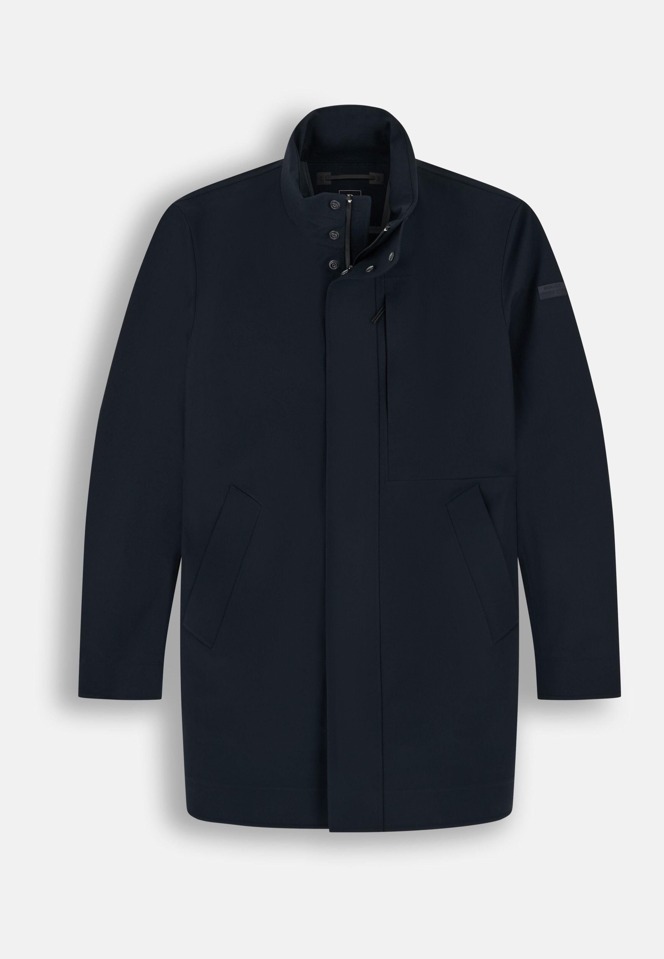Car Coat in Technical Fabric B Tech Navy blue, Navy blue, large image number 3