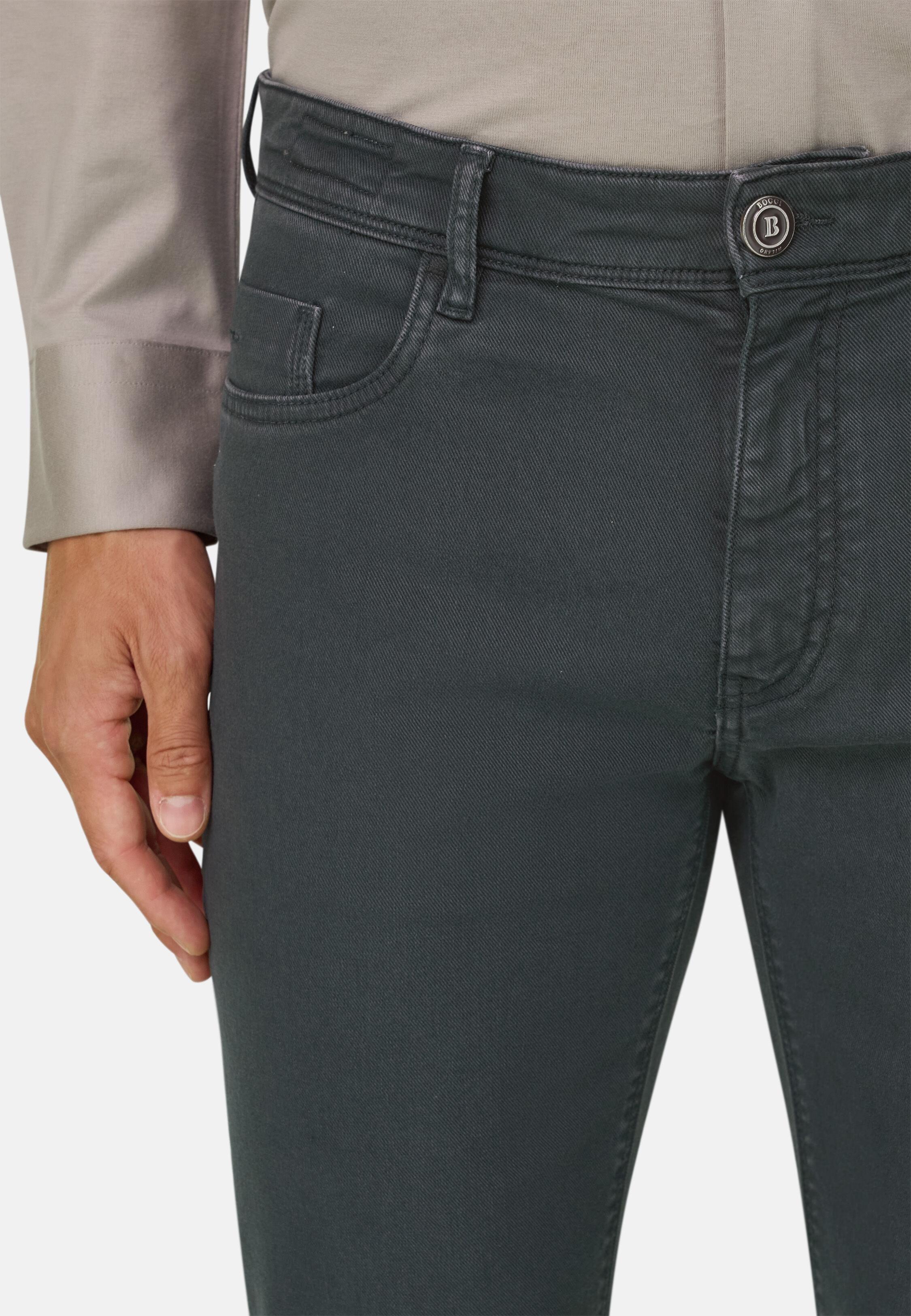 Jeans in Stretch Cotton Tencel Dkge, 3901_DKGE, medium