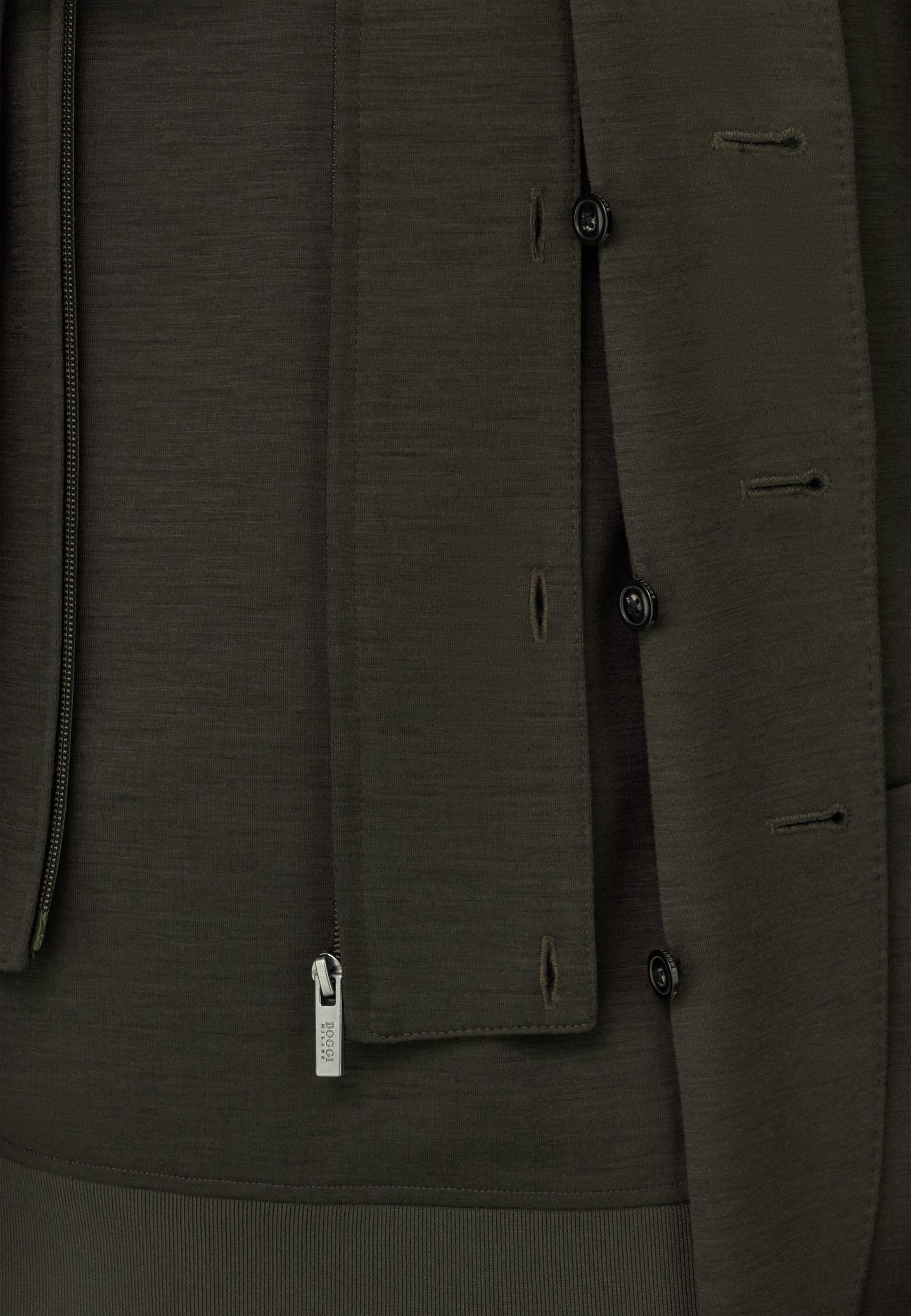 Sweatshirt Blazer Madison in Wooltech Military Green, Military Green, large image number 4