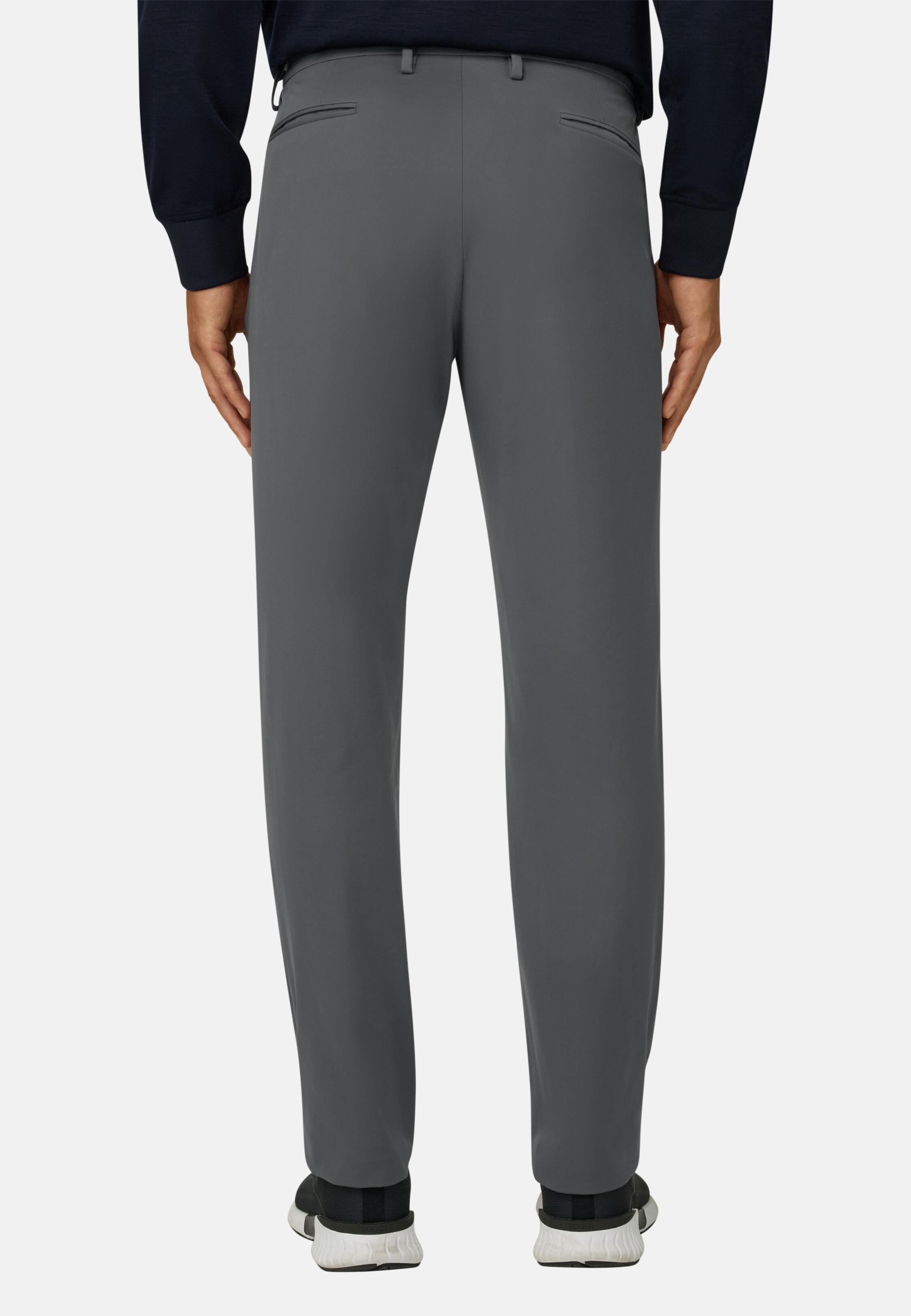 Trousers in Stretch Nylon B Tech Grey, Grey, large image number 3