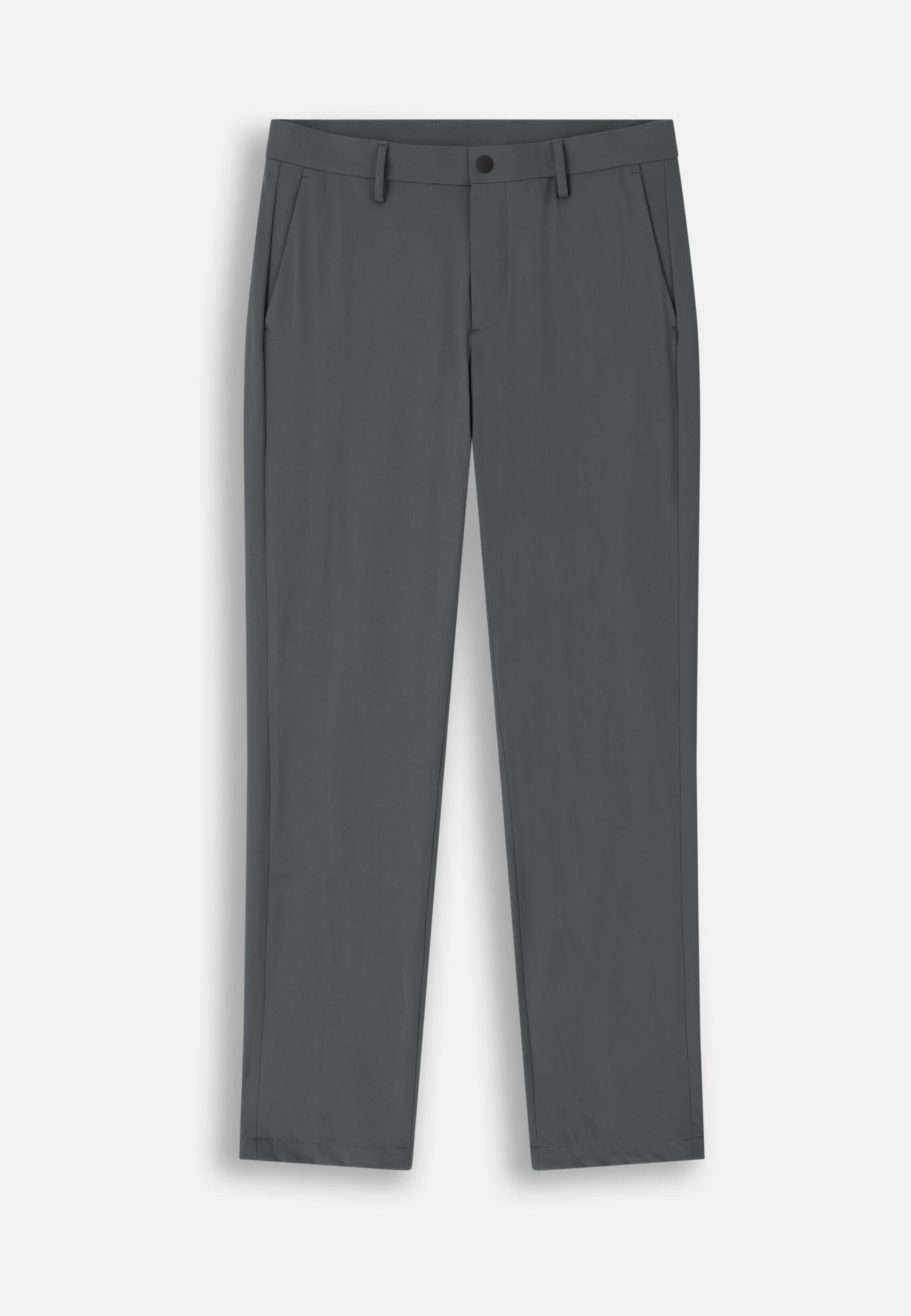 Trousers in Stretch Nylon B Tech Grey, Grey, large image number 4