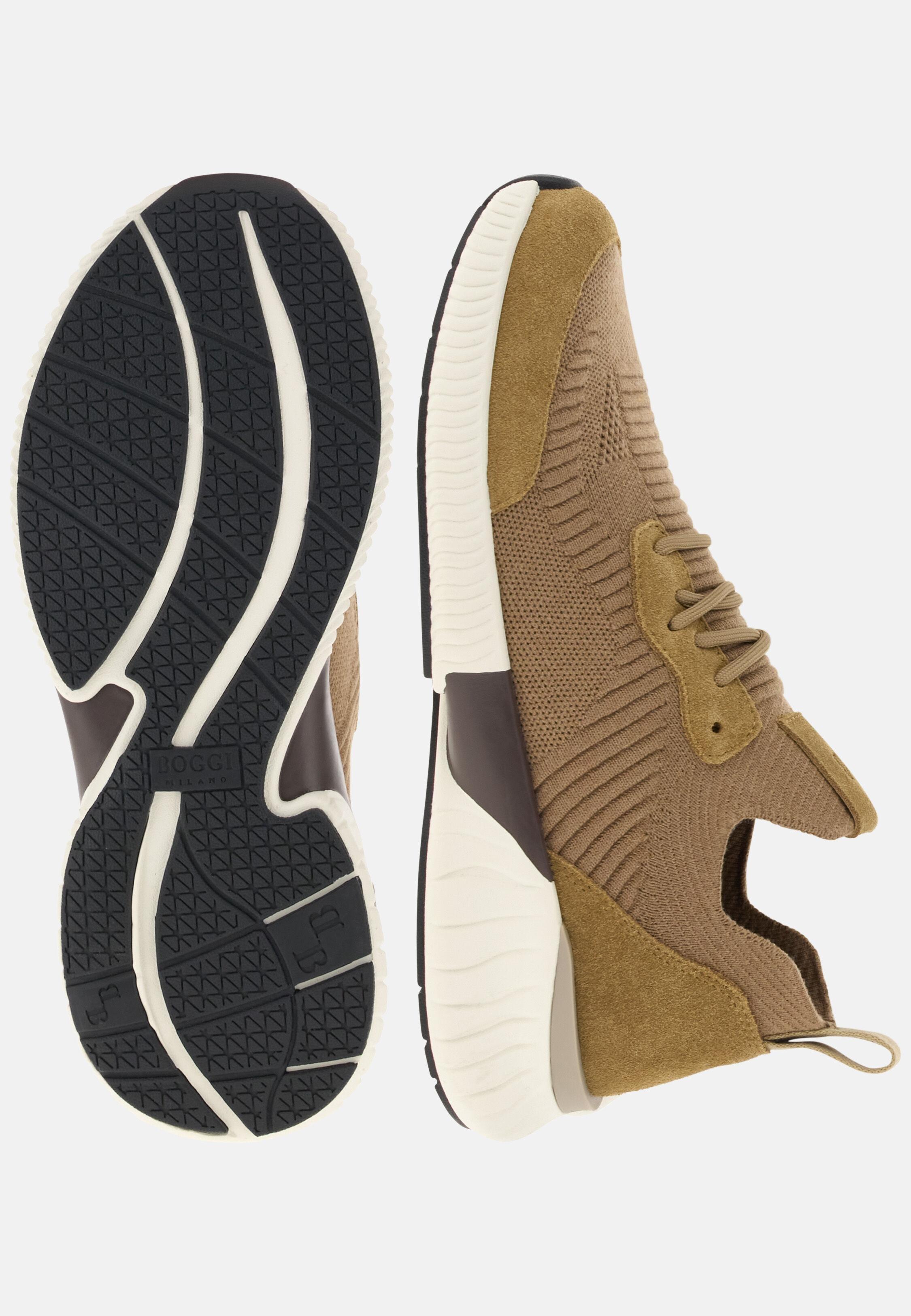 Willow Trainers In Wool Blend Beige, Biscuit, large image number 3