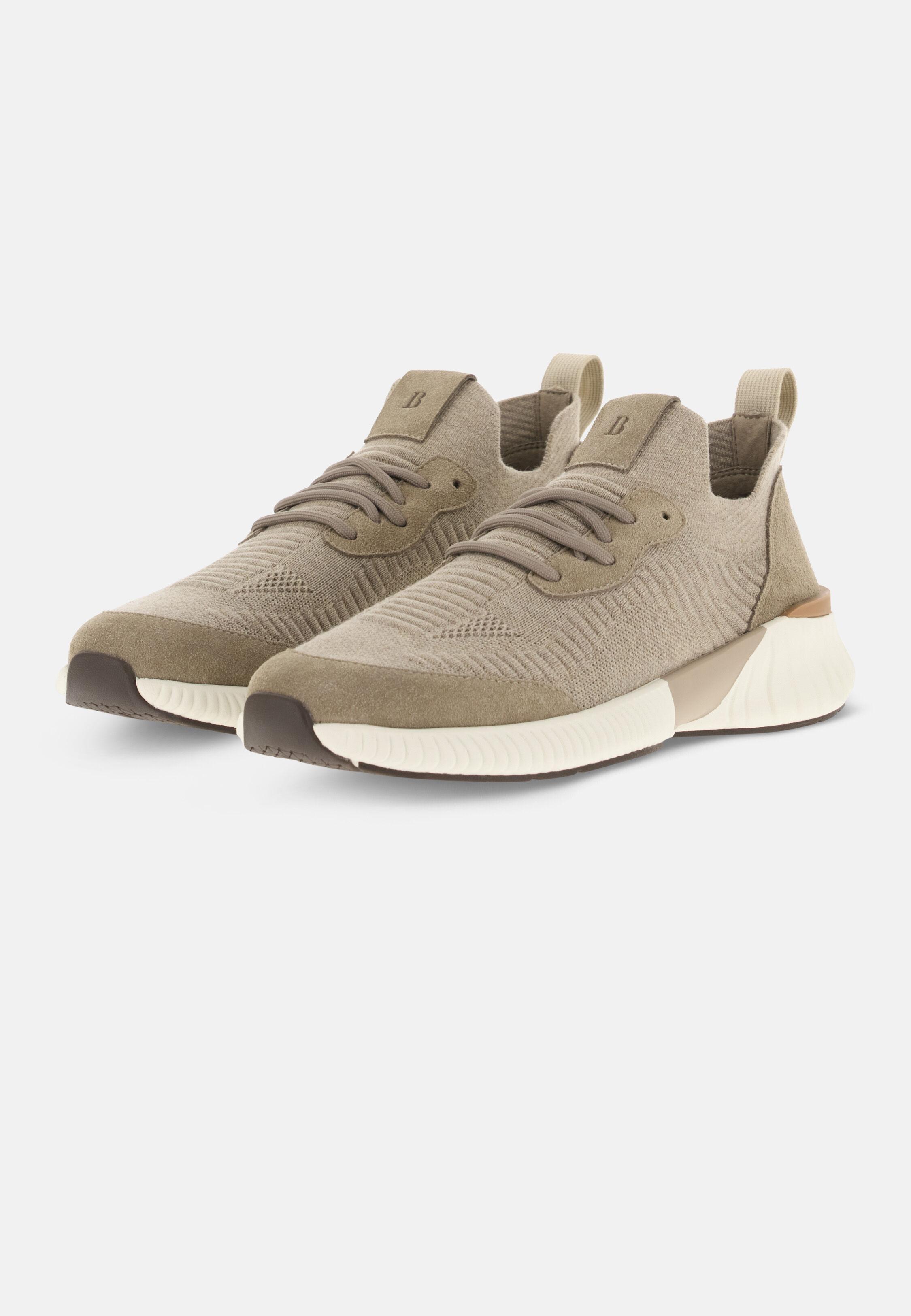 Willow Trainers in Wool Blend Sand, Sand, medium