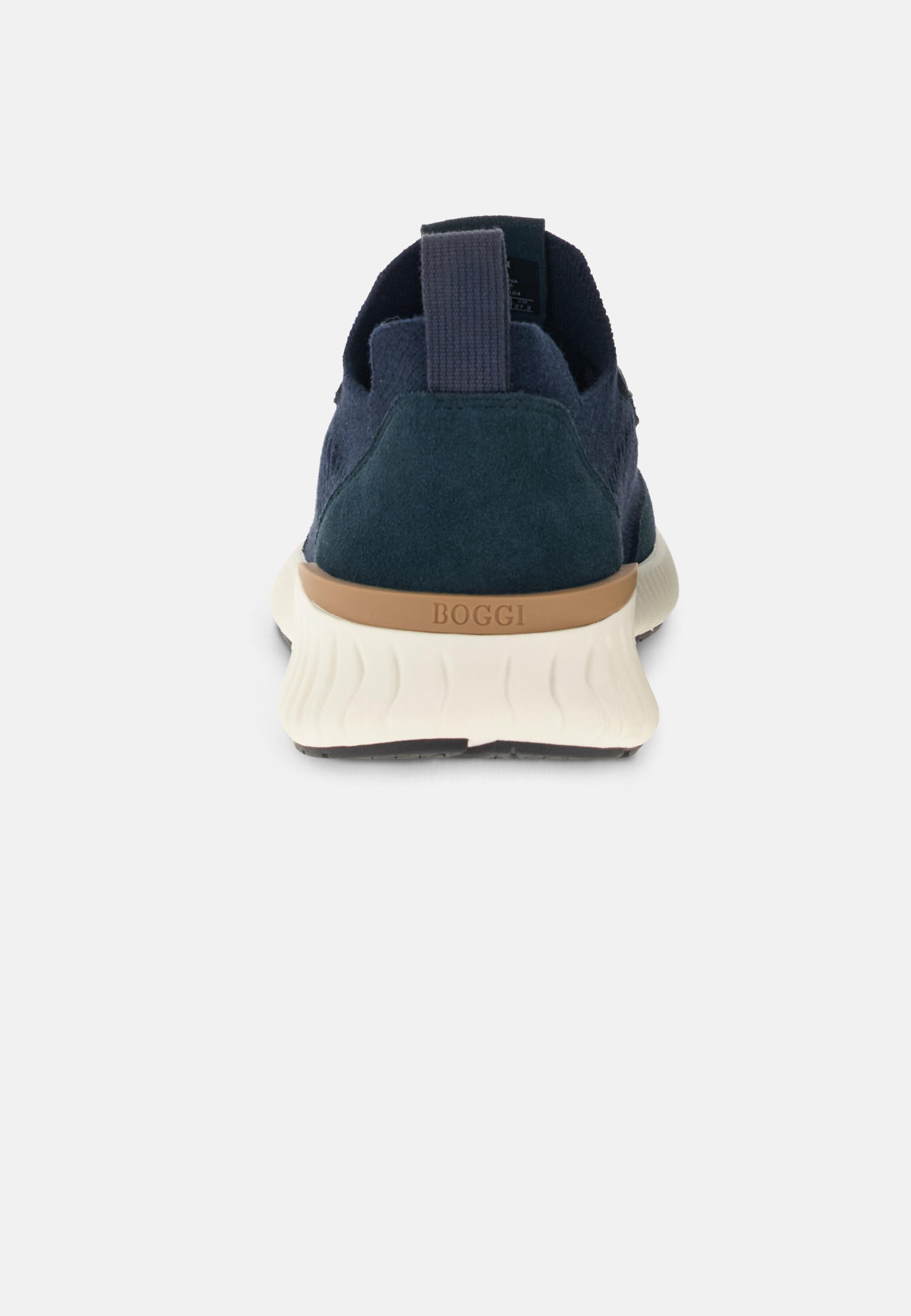 Willow Trainers in Wool Blend Navy blue, Navy blue, medium