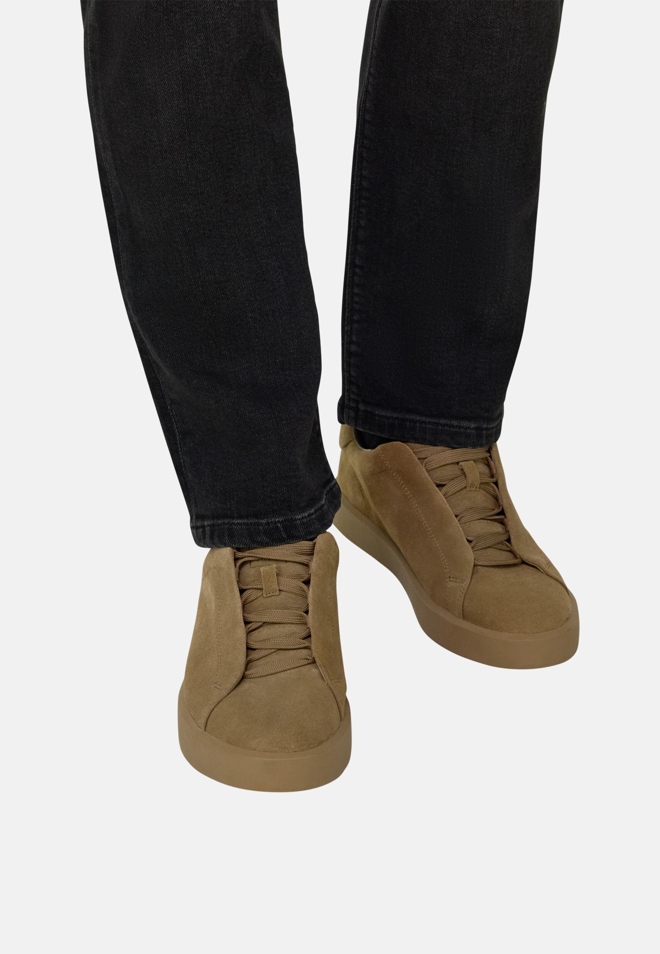 Essence Suede Trainers Caml, 3901_CAML, large image number 0
